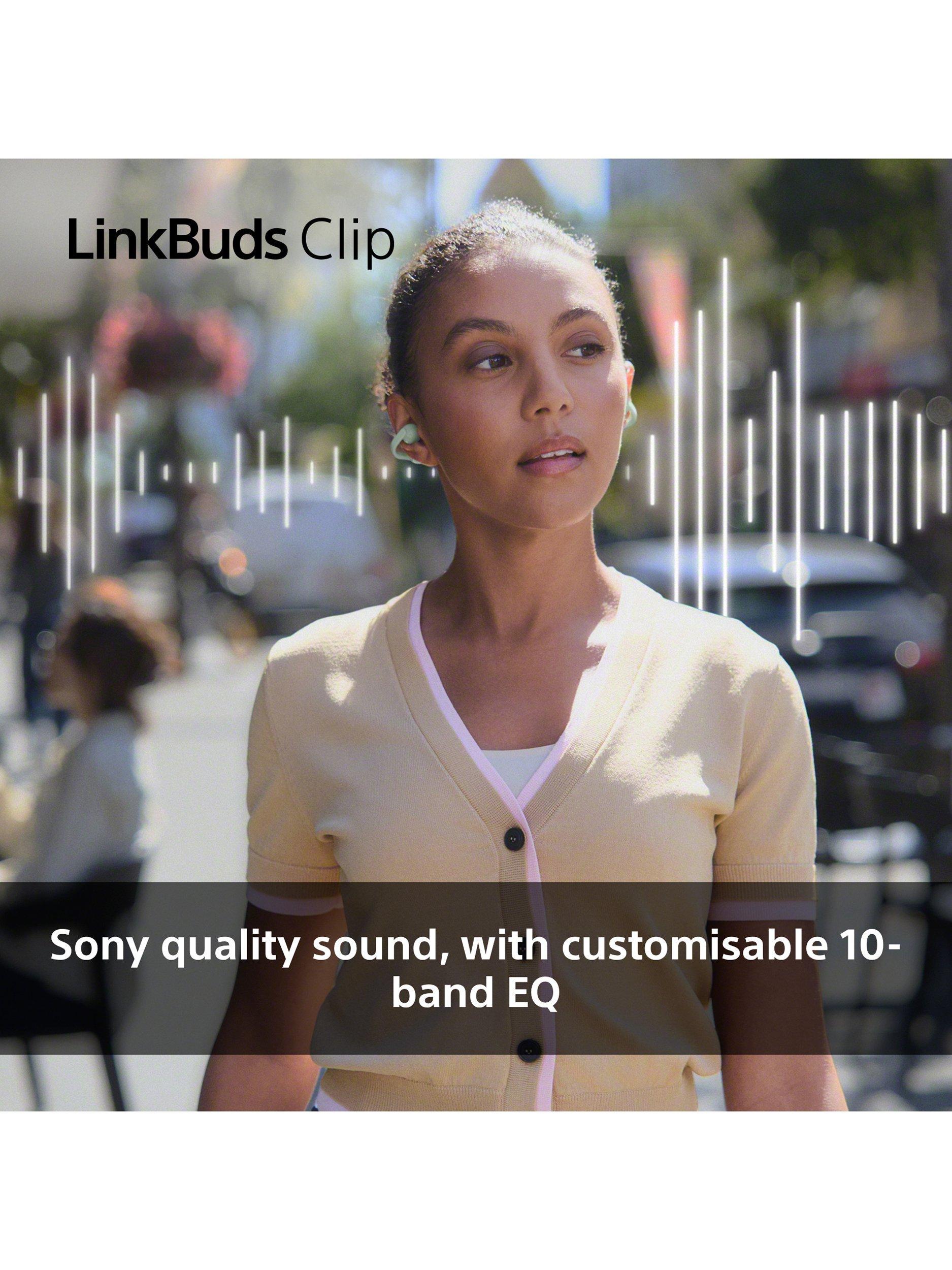 WF-LC900 LinkBuds Clip True Wireless Bluetooth In-Ear Headphones with Open-Ear Design & Mic/Remote