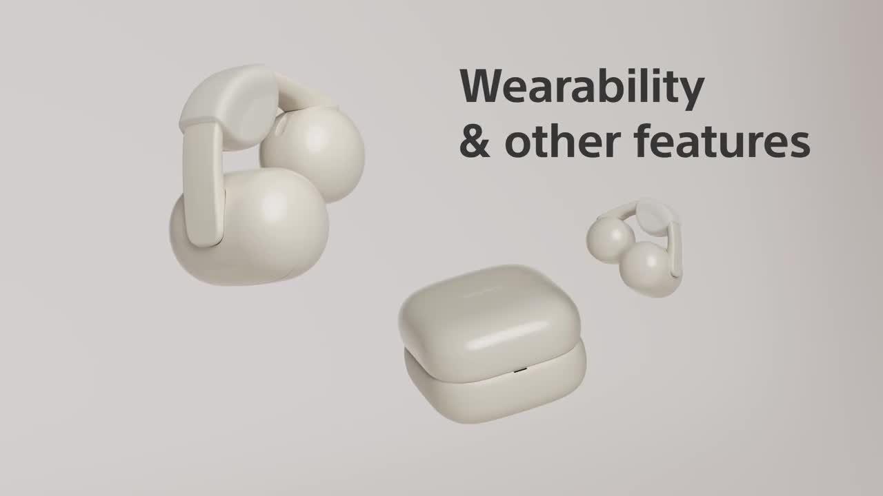 WF-LC900 LinkBuds Clip True Wireless Bluetooth In-Ear Headphones with Open-Ear Design & Mic/Remote