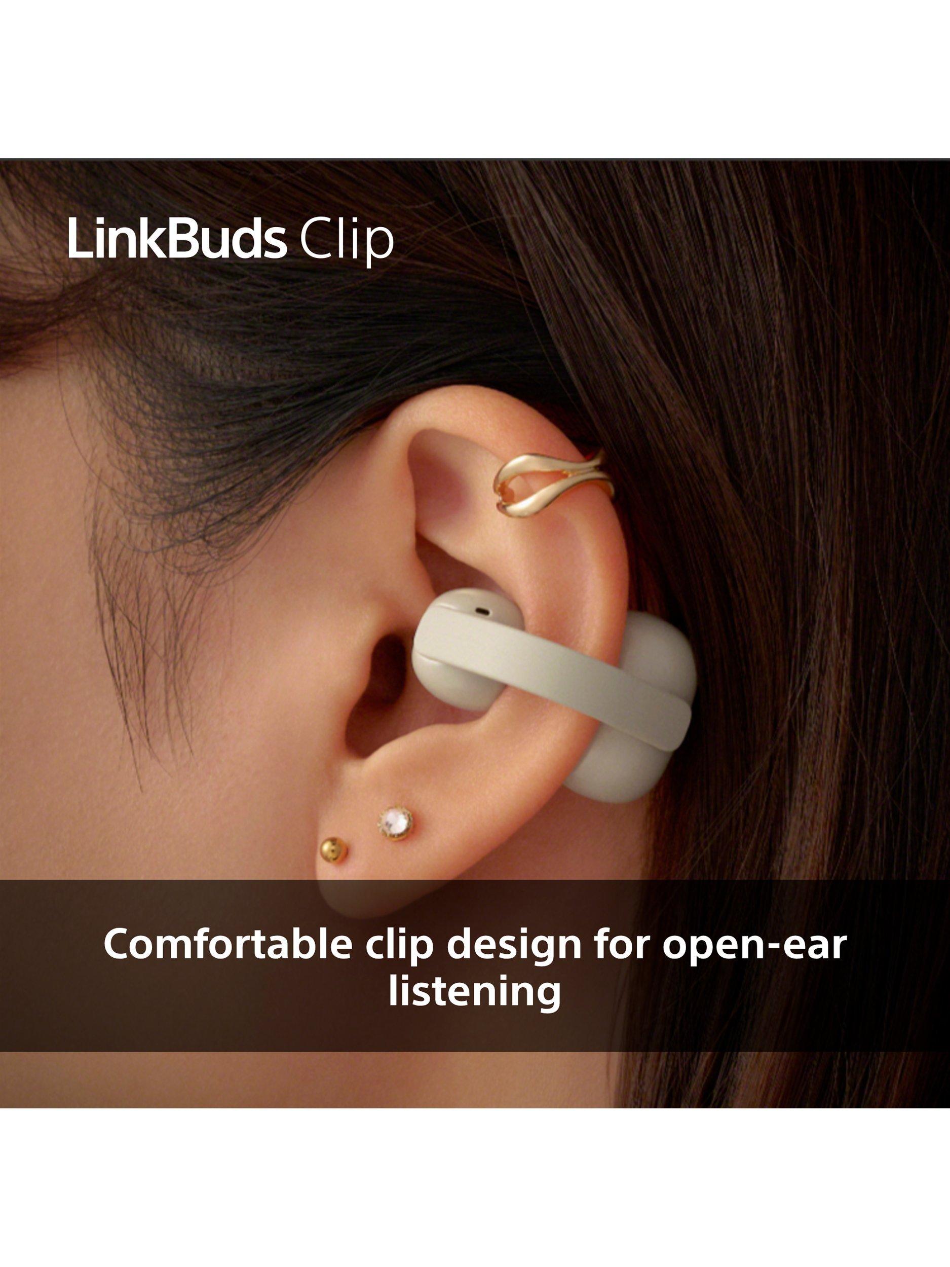 WF-LC900 LinkBuds Clip True Wireless Bluetooth In-Ear Headphones with Open-Ear Design & Mic/Remote