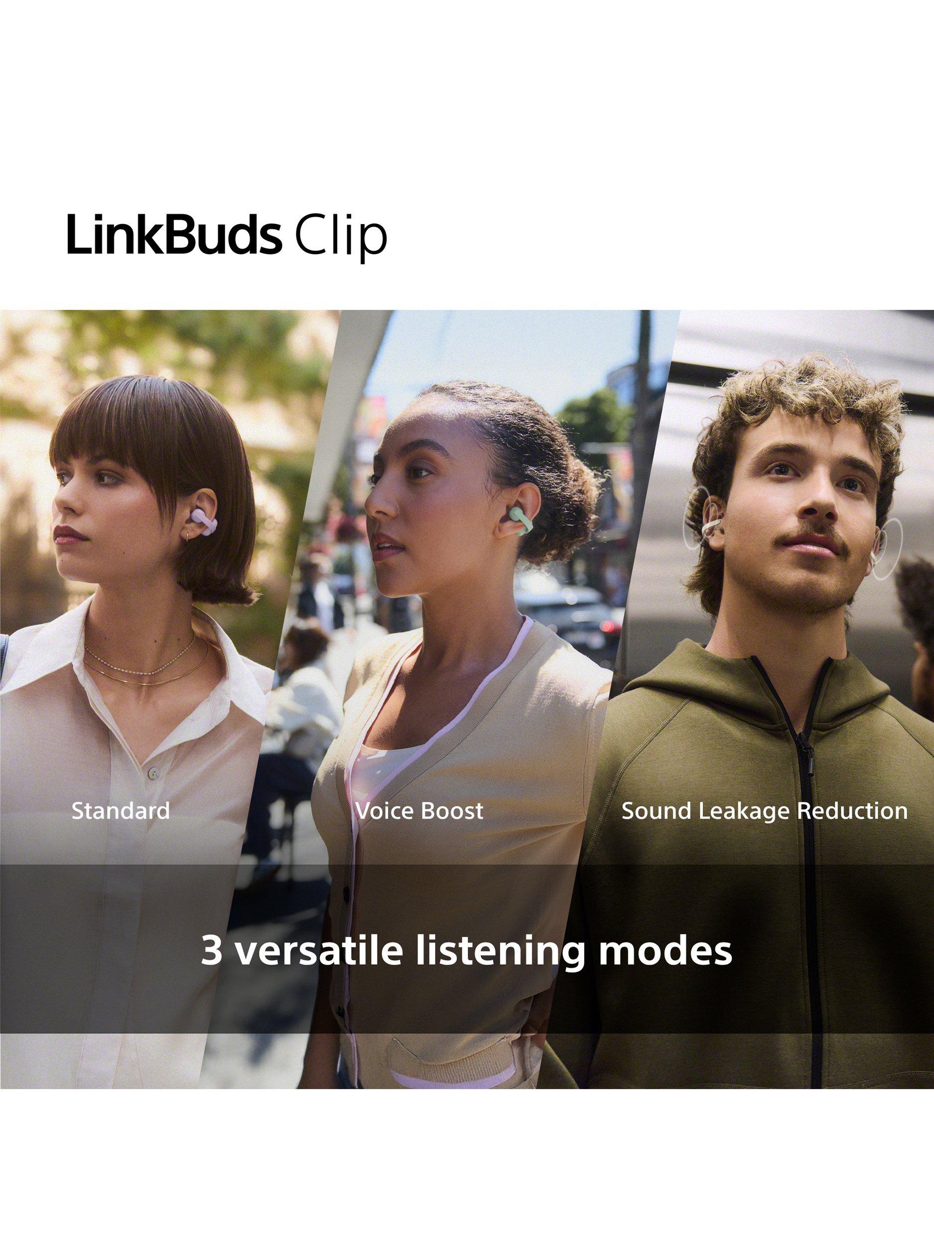 WF-LC900 LinkBuds Clip True Wireless Bluetooth In-Ear Headphones with Open-Ear Design & Mic/Remote