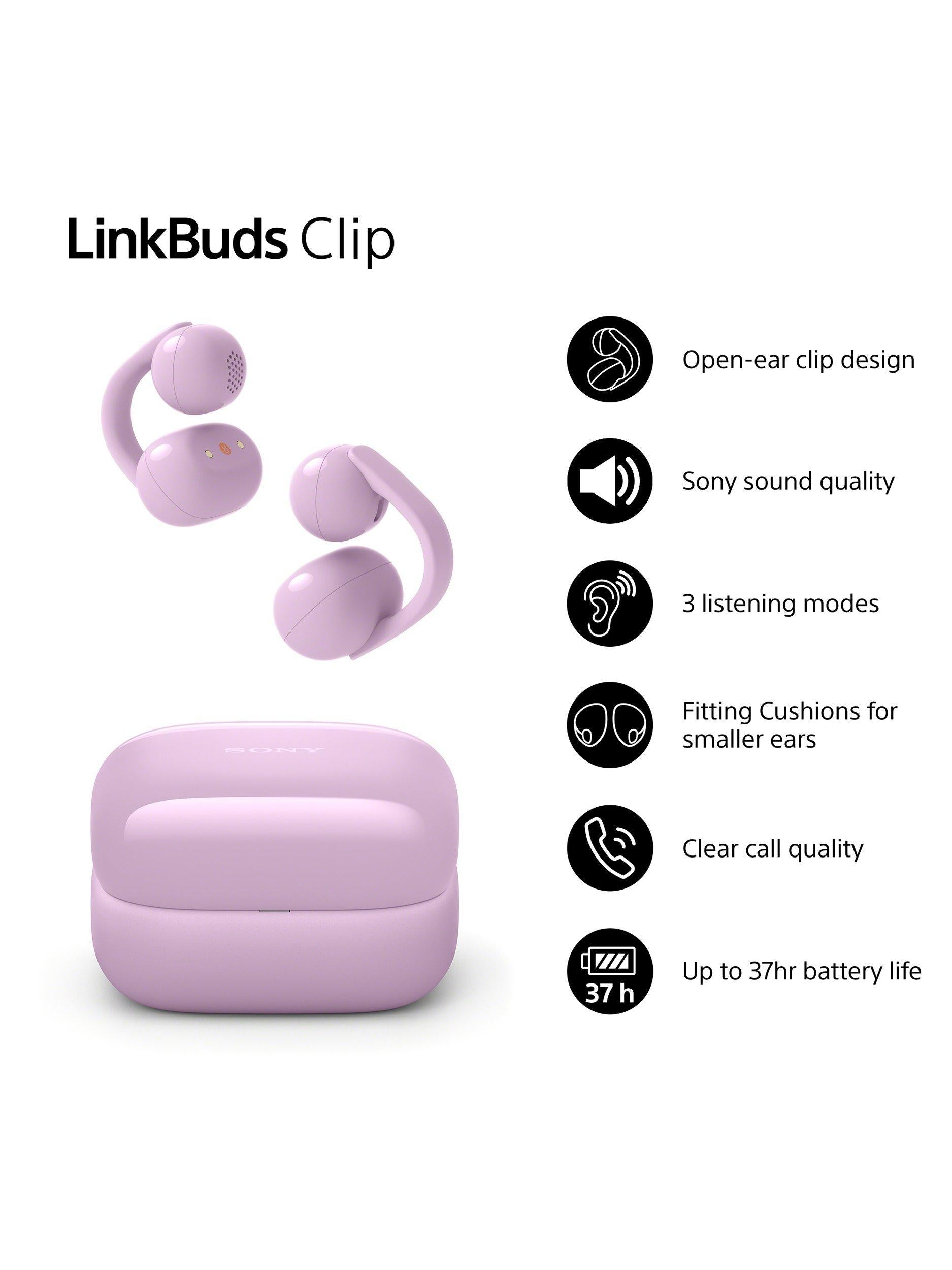 WF-LC900 LinkBuds Clip True Wireless Bluetooth In-Ear Headphones with Open-Ear Design & Mic/Remote