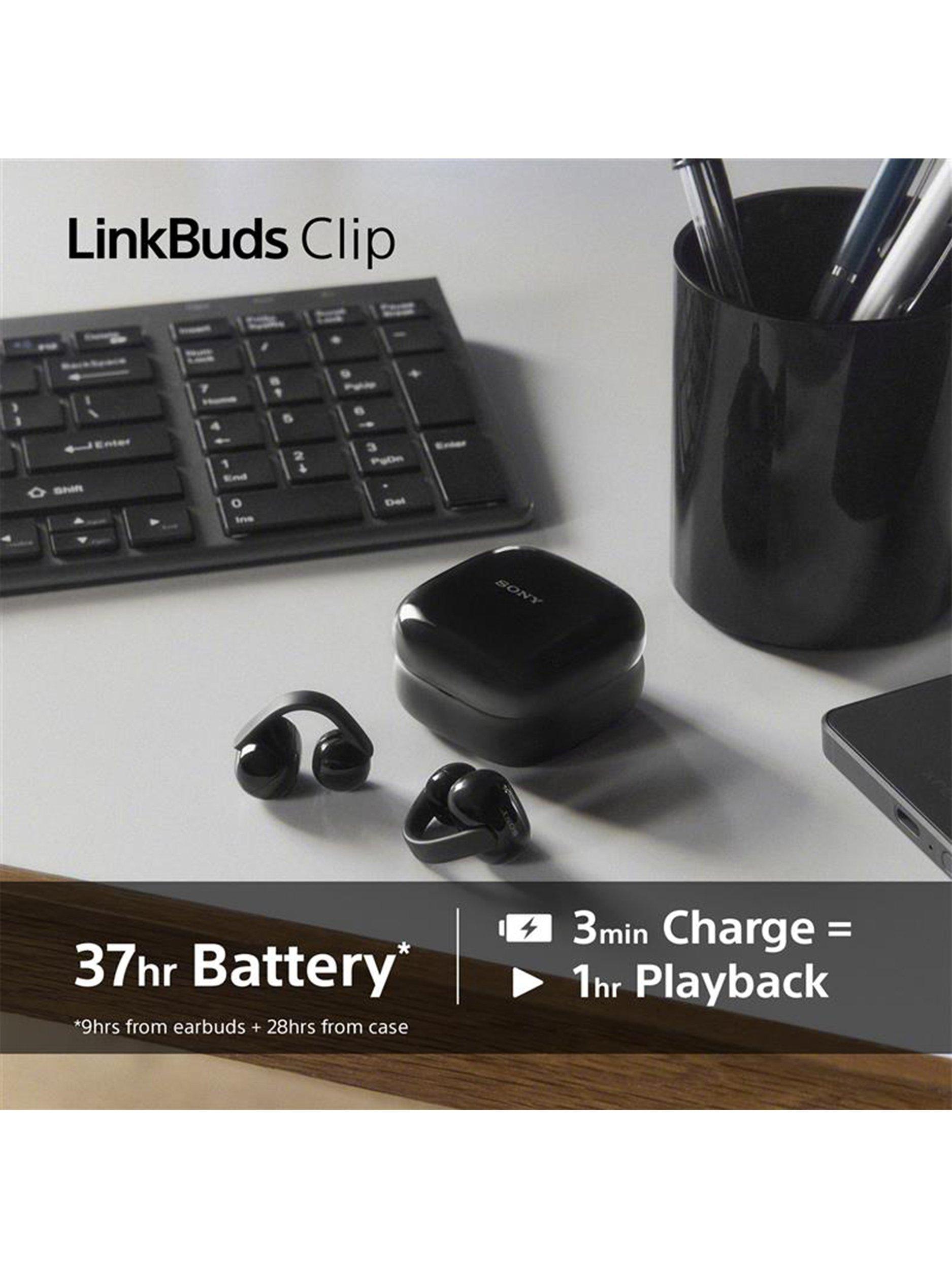 WF-LC900 LinkBuds Clip True Wireless Bluetooth In-Ear Headphones with Open-Ear Design & Mic/Remote