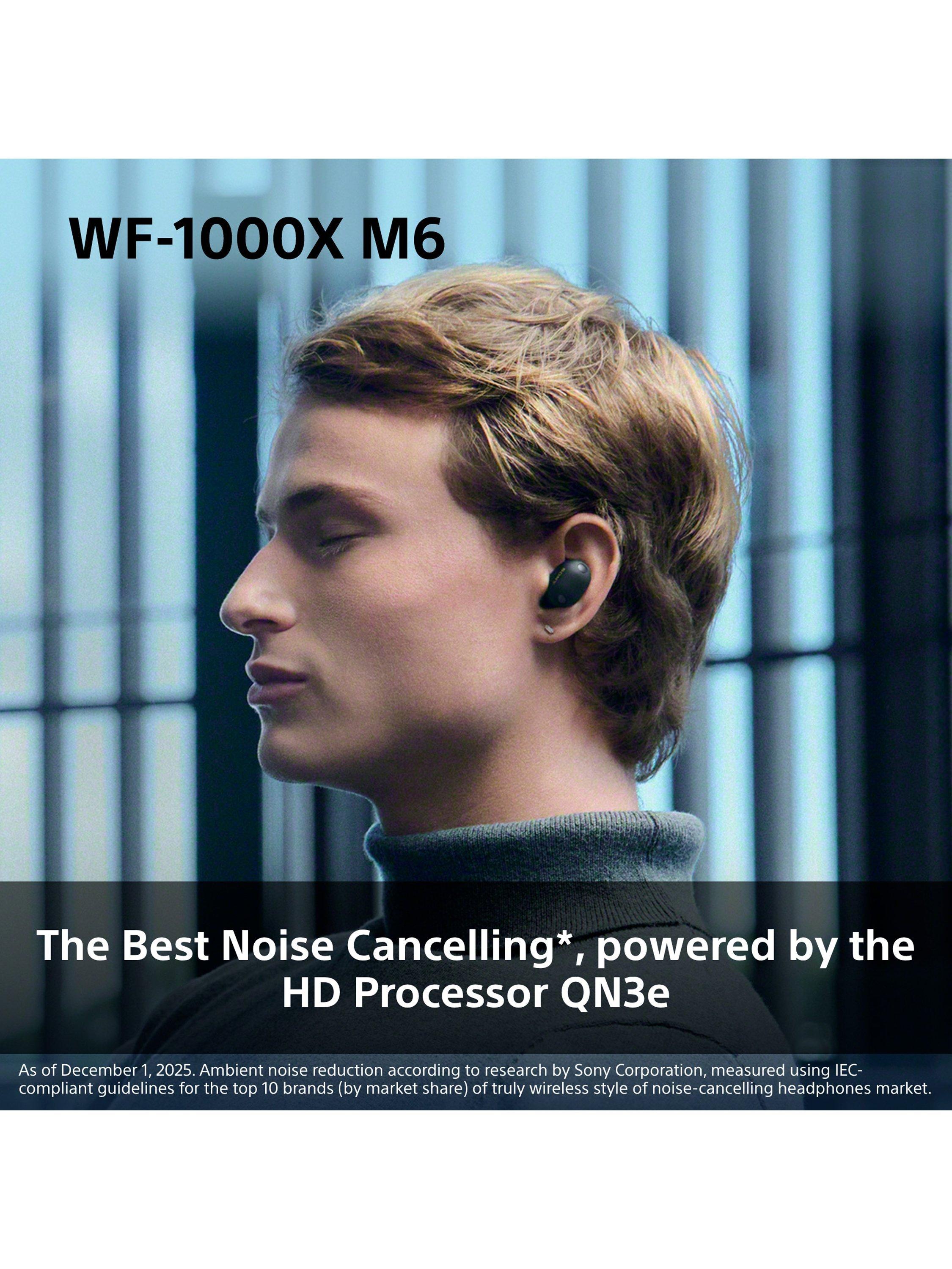 WF-1000XM6 Noise Cancelling True Wireless Bluetooth Sweat & Weather-Resistant In-Ear Headphones with Mic/Remote