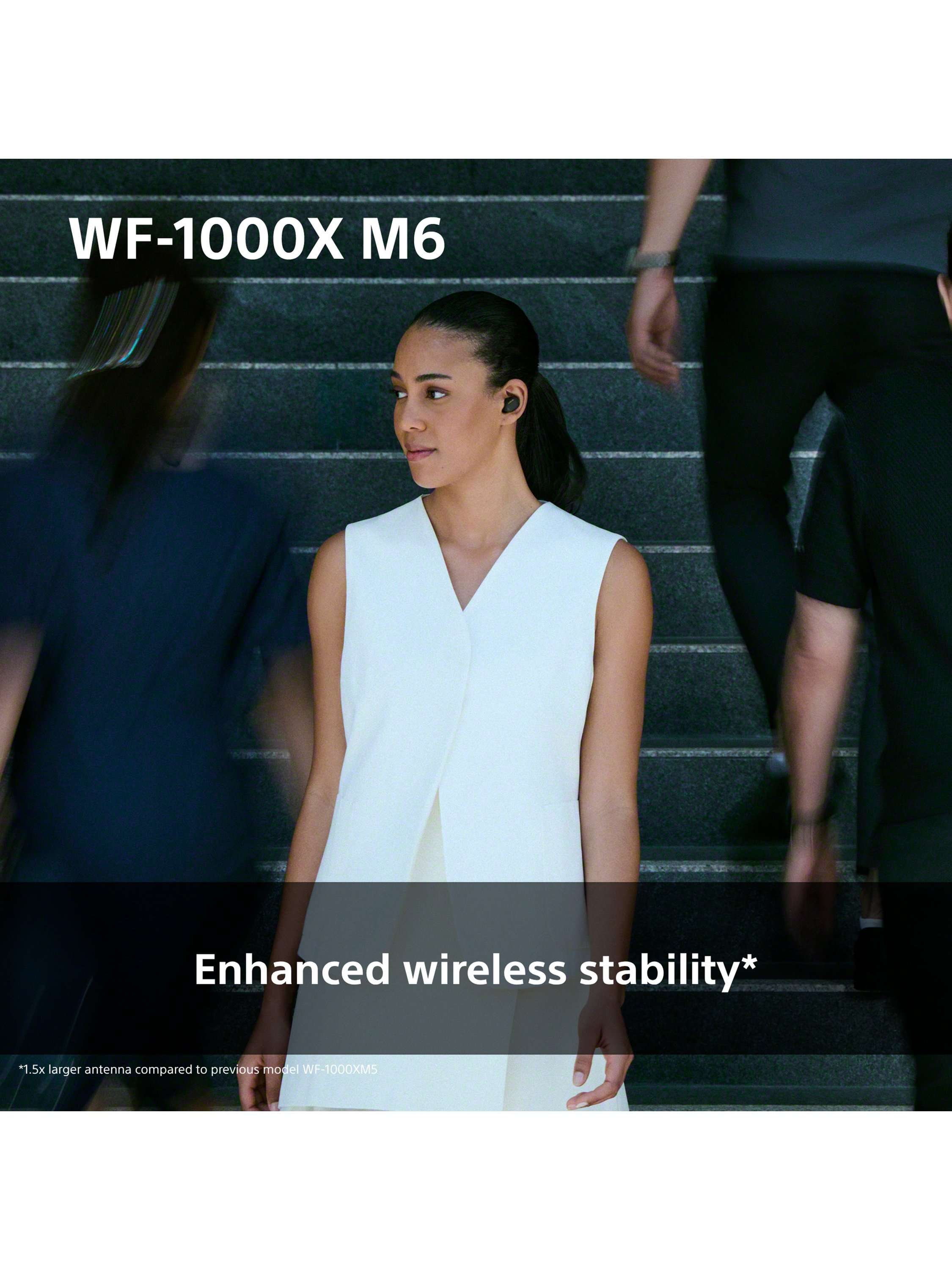 WF-1000XM6 Noise Cancelling True Wireless Bluetooth Sweat & Weather-Resistant In-Ear Headphones with Mic/Remote