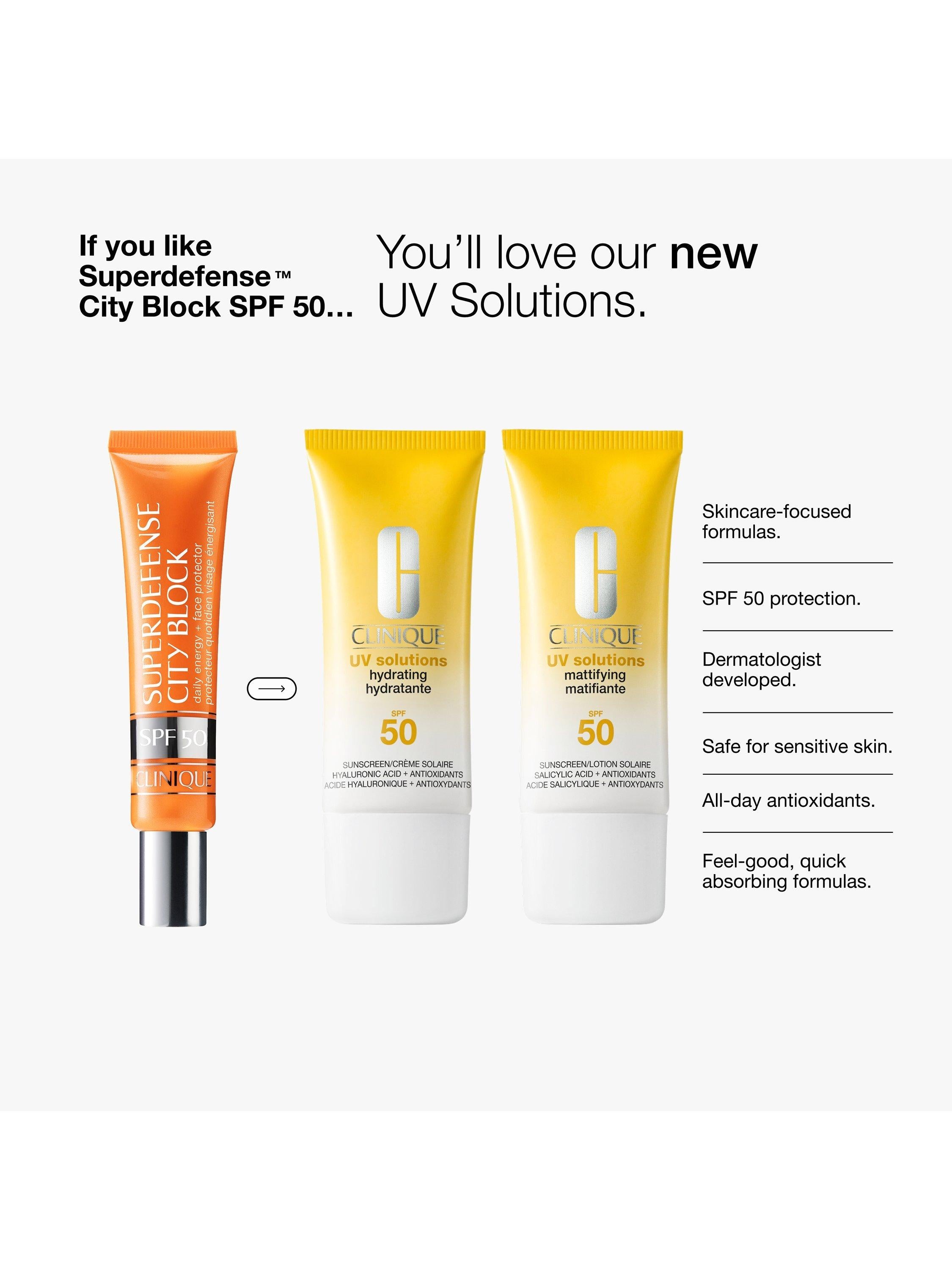 UV Solutions Hydrating Sunscreen SPF 50, 40ml