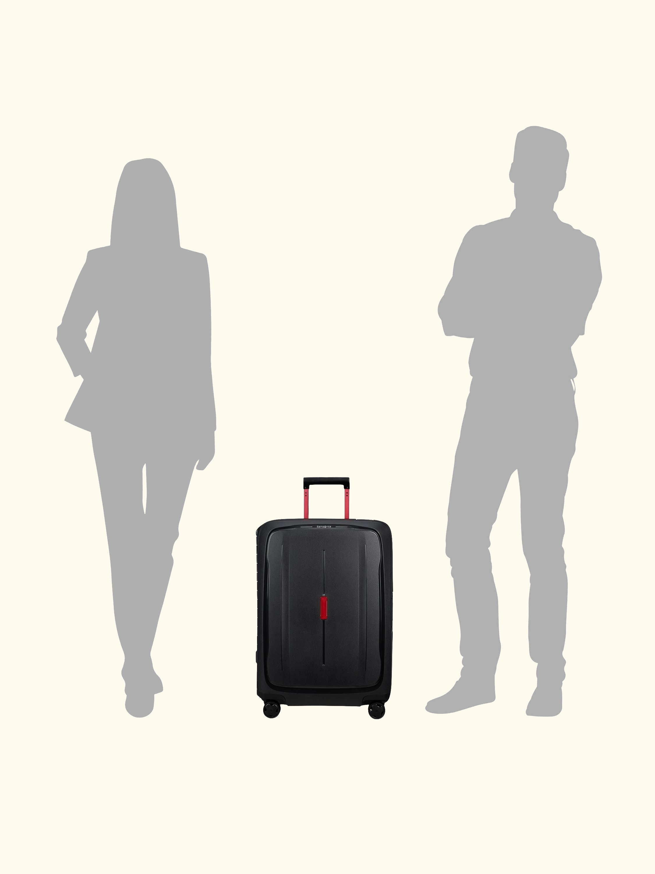 Essens 69cm 4-Wheel Medium Suitcase, 88L