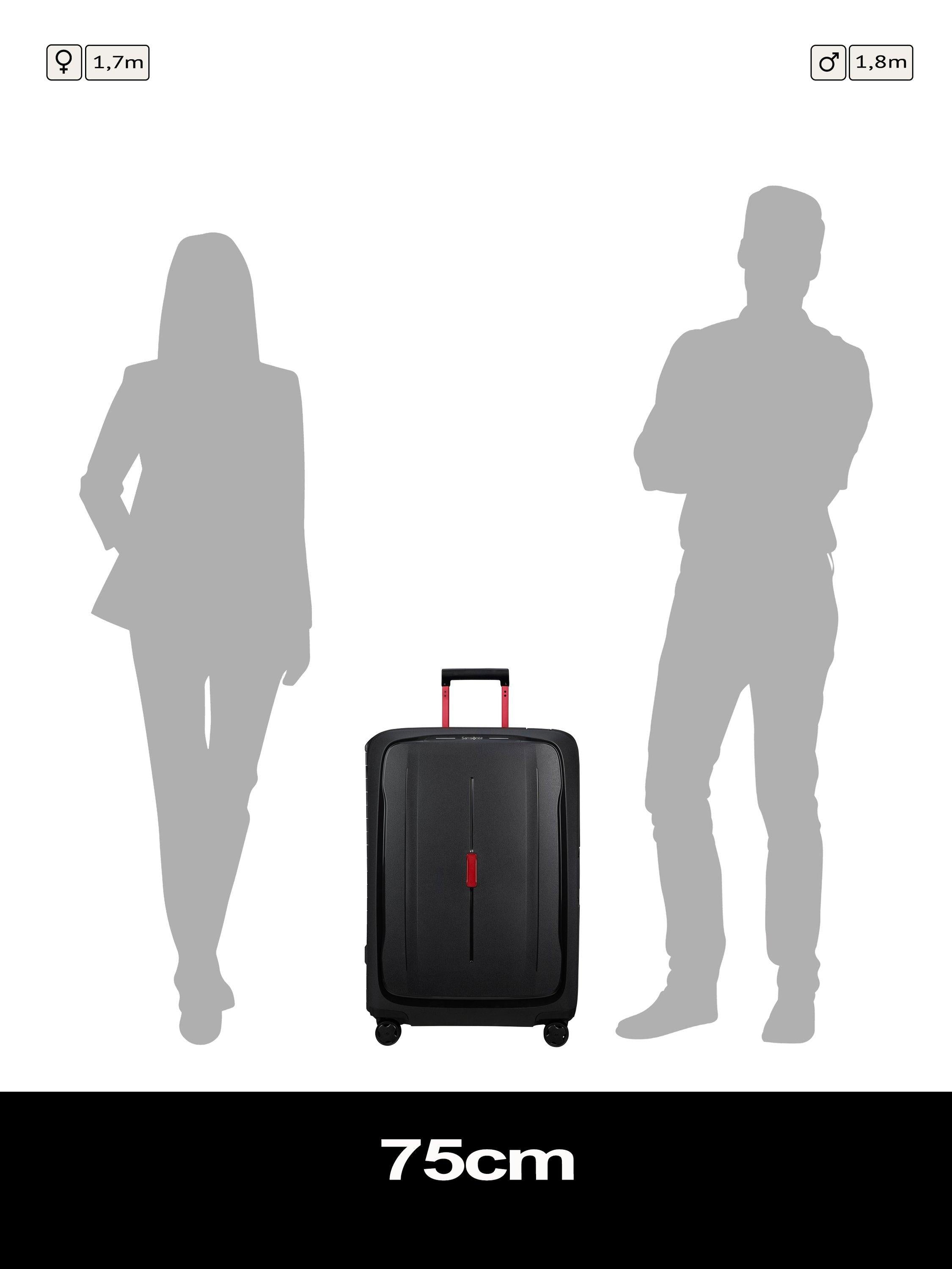 Essens 75cm Double Wheel Large Spinner Suitcase, 111L