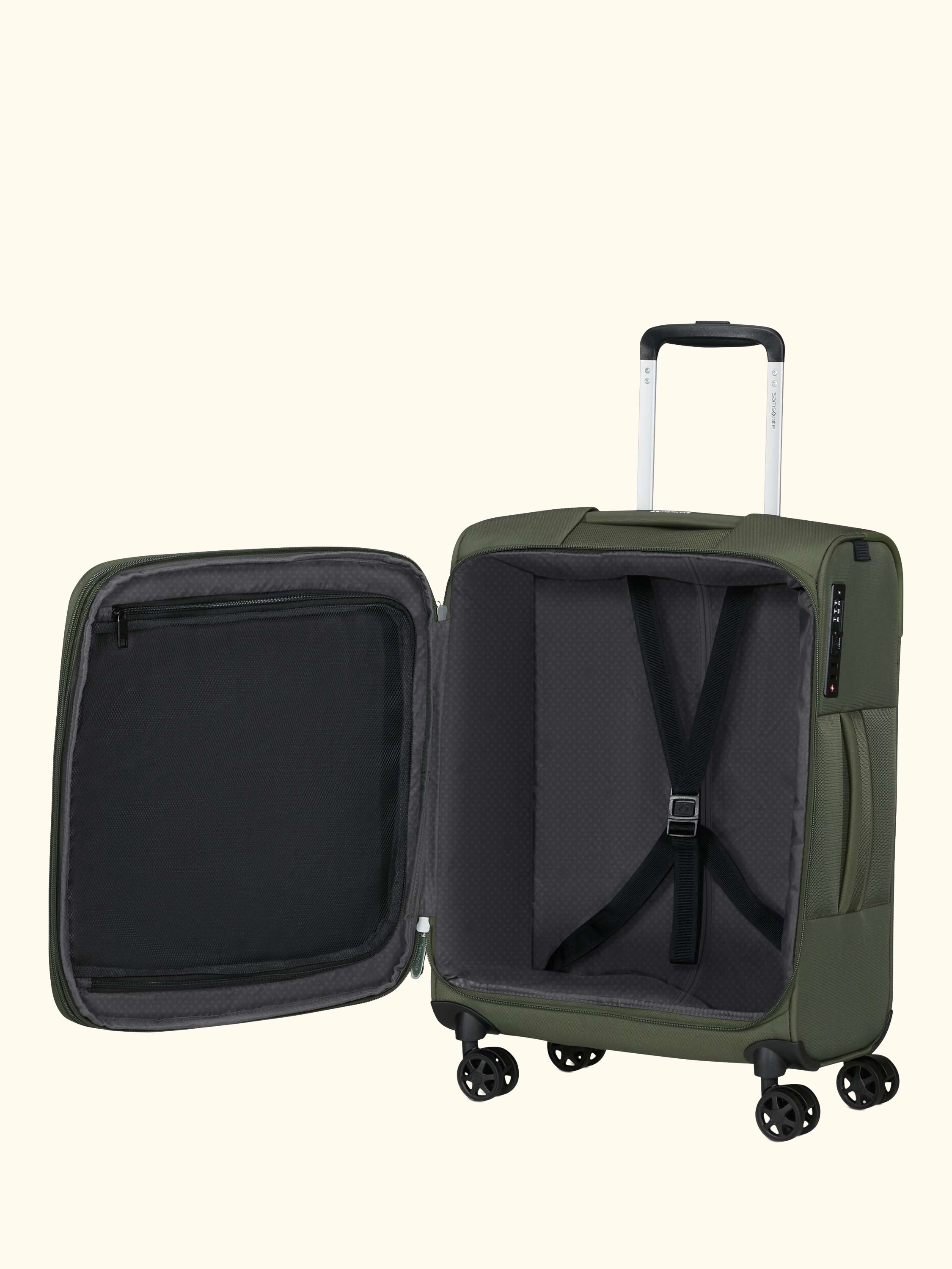 Go Twist Soft Double Wheel Cabin Case, 48L