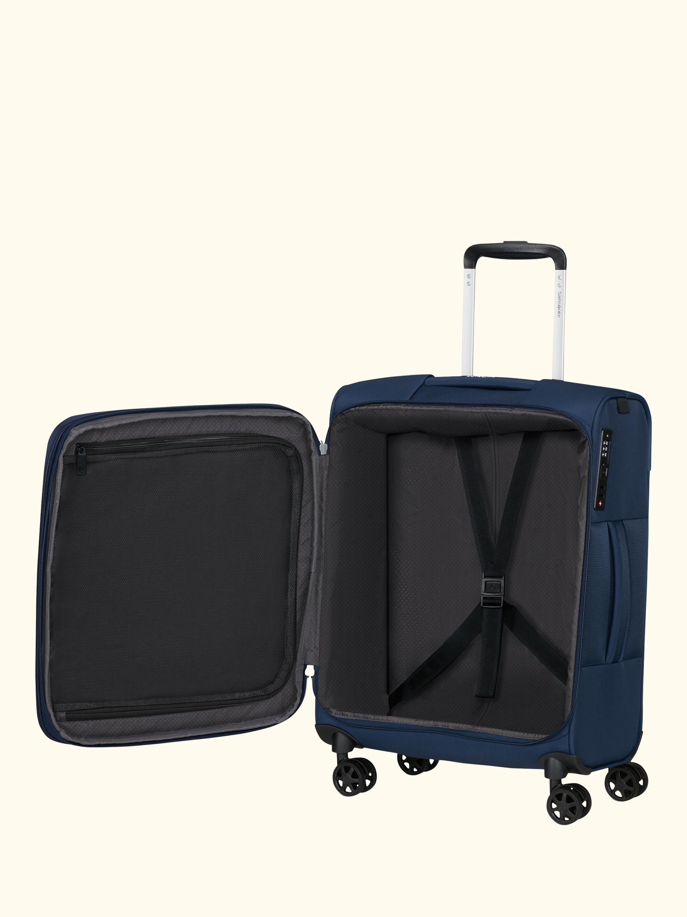 Go Twist Soft Double Wheel Cabin Case, 48L
