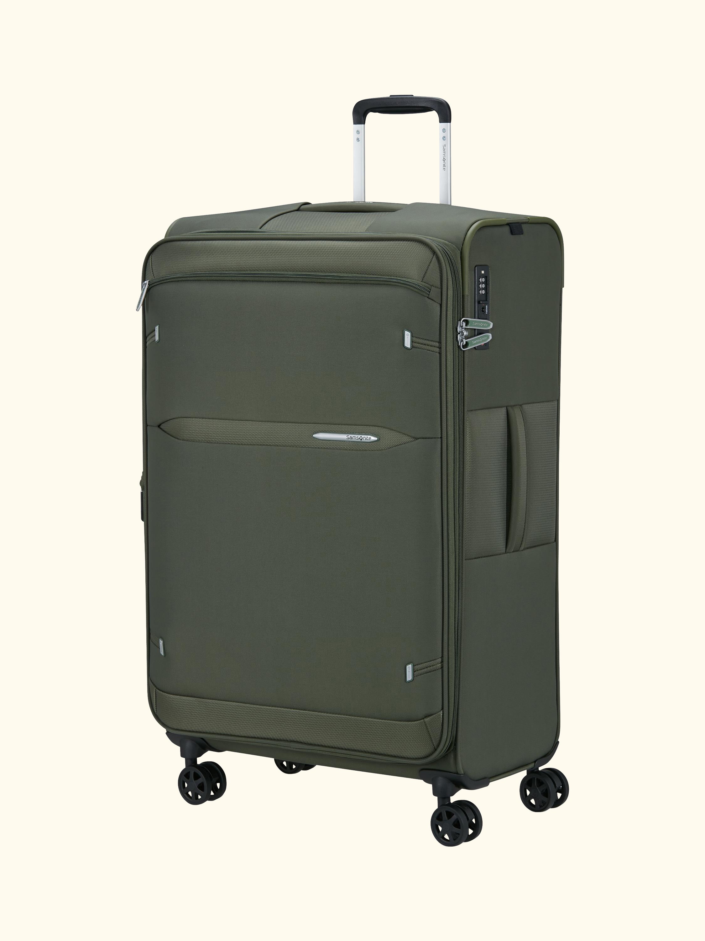 Go Twist Soft Double Wheel Large Suitcase, 188L, Green