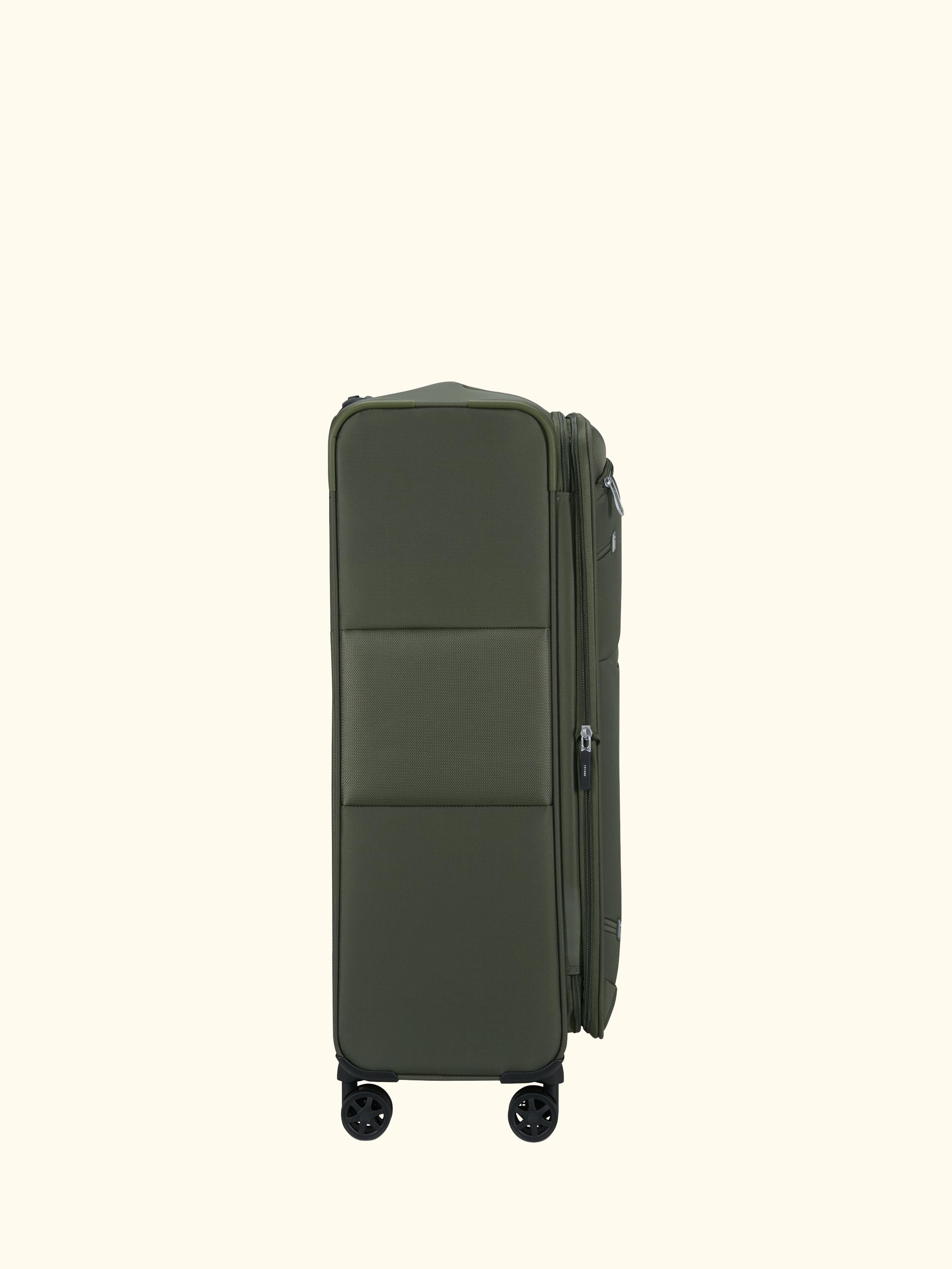 Go Twist Soft Double Wheel Large Suitcase, 188L, Green