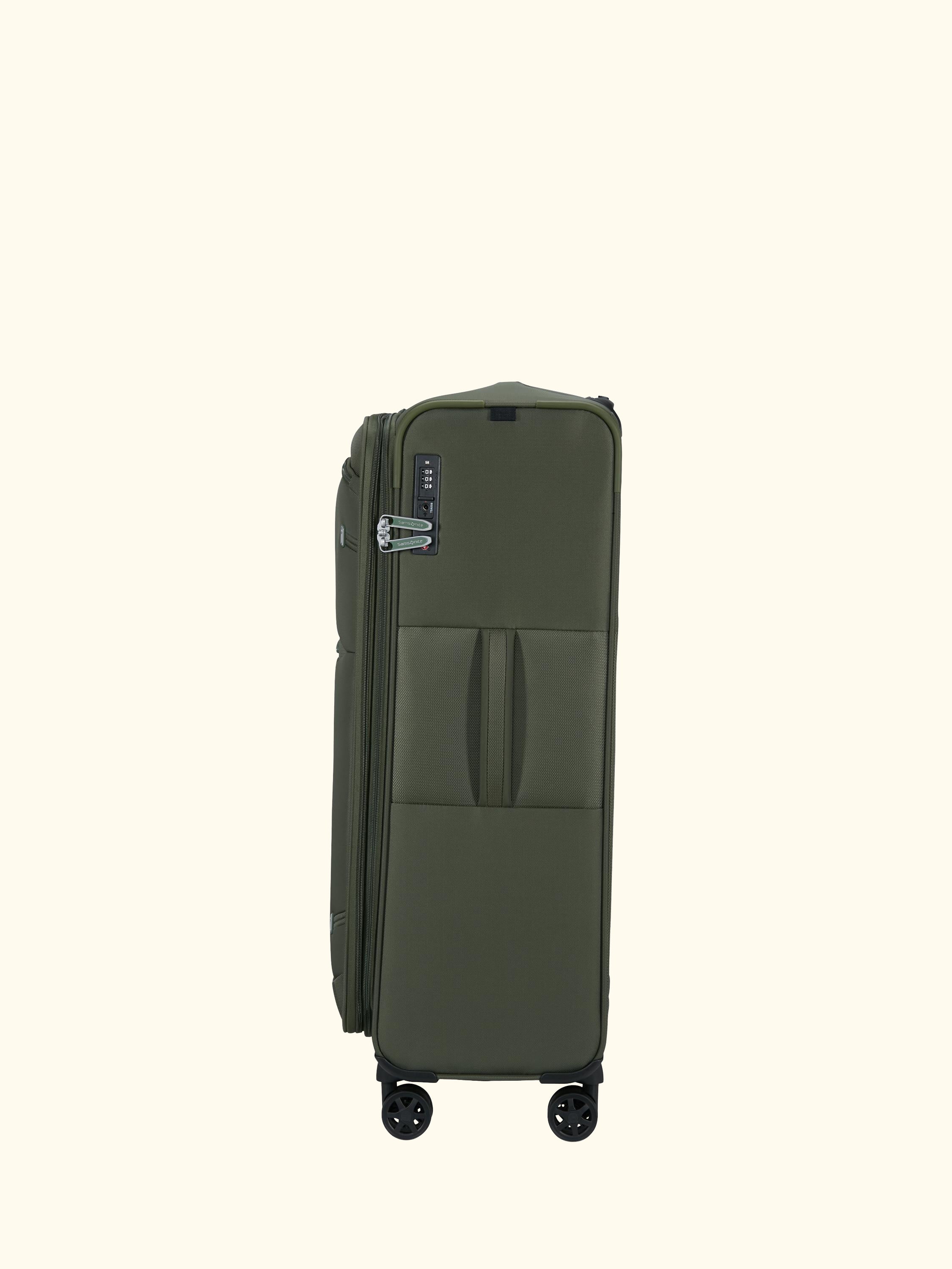 Go Twist Soft Double Wheel Large Suitcase, 188L, Green