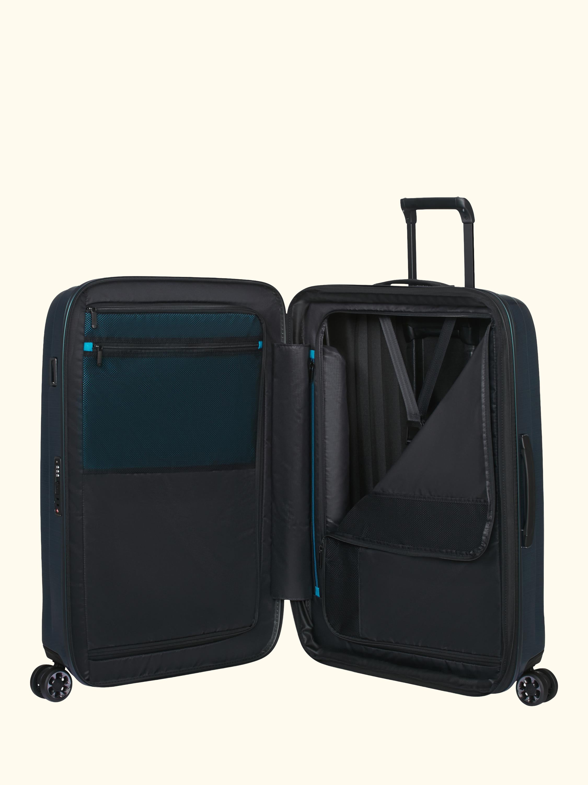 Nexis 70cm Expandable Double Wheel Medium Suitcase, 91L