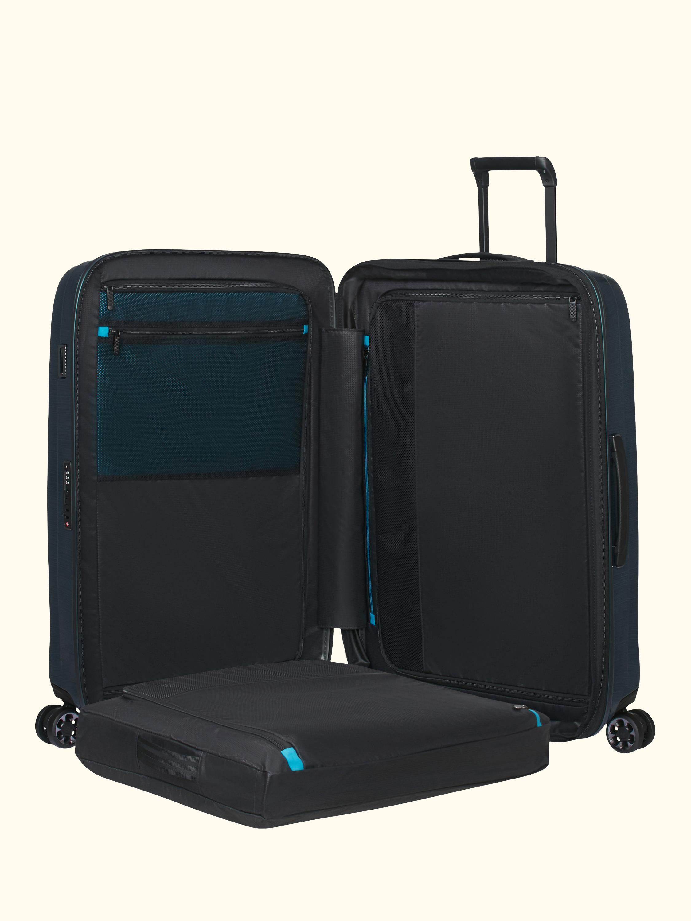 Nexis 70cm Expandable Double Wheel Medium Suitcase, 91L