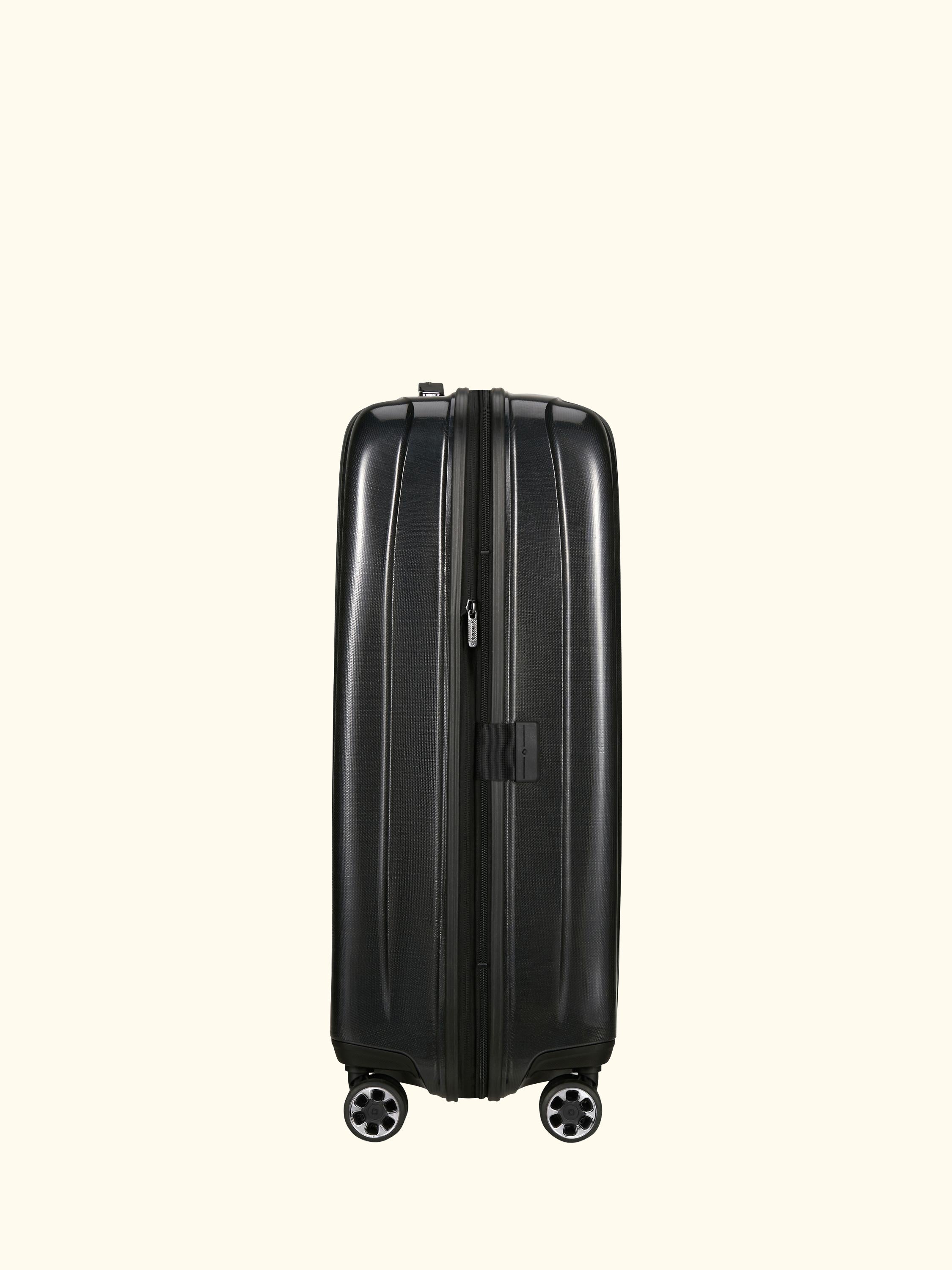 Nexis 82cm Expandable Double Wheel Spinner Suitcase, 134/147L, Black