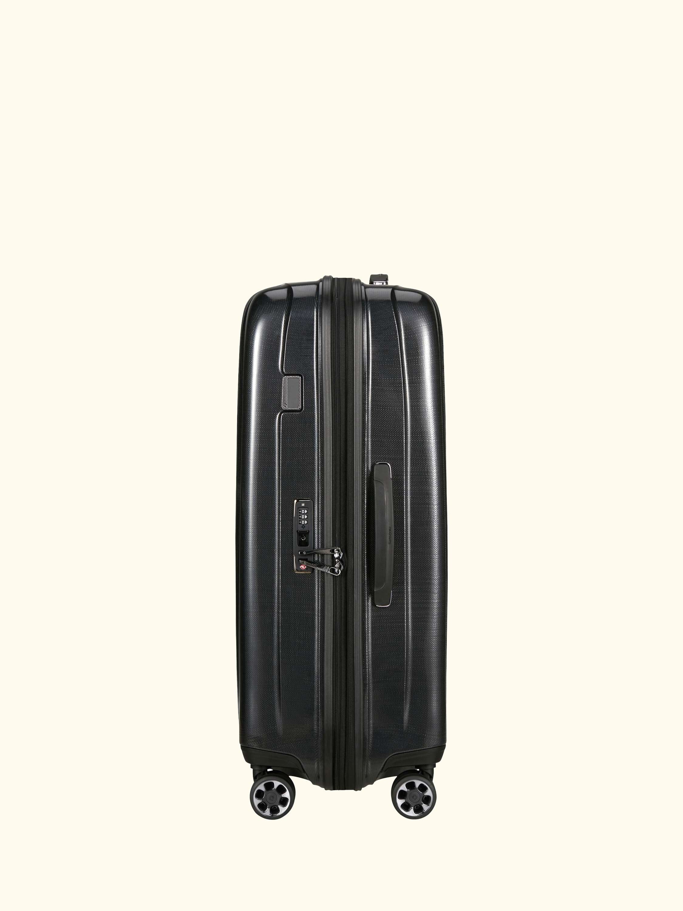 Nexis 82cm Expandable Double Wheel Spinner Suitcase, 134/147L, Black