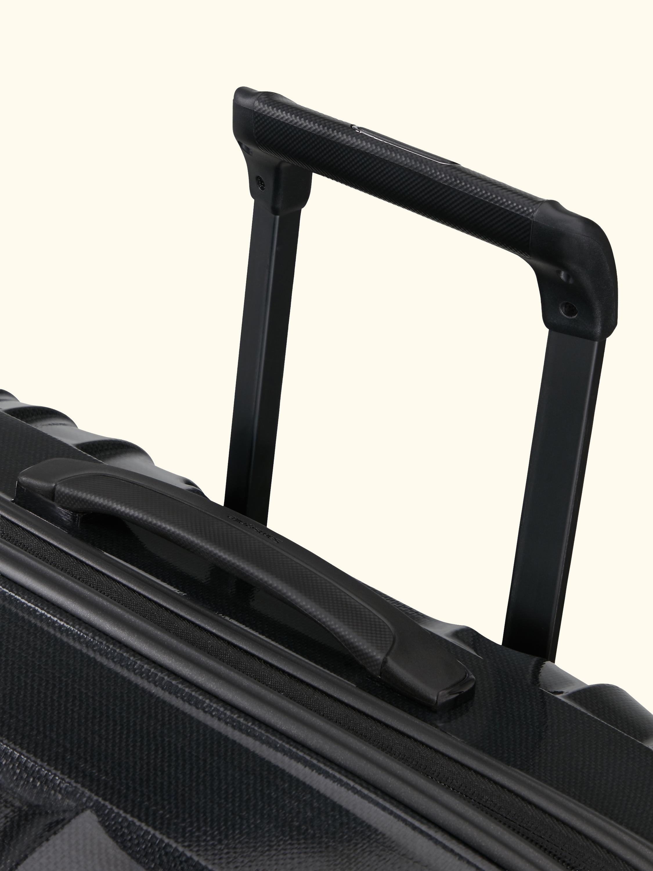 Nexis 82cm Expandable Double Wheel Spinner Suitcase, 134/147L, Black