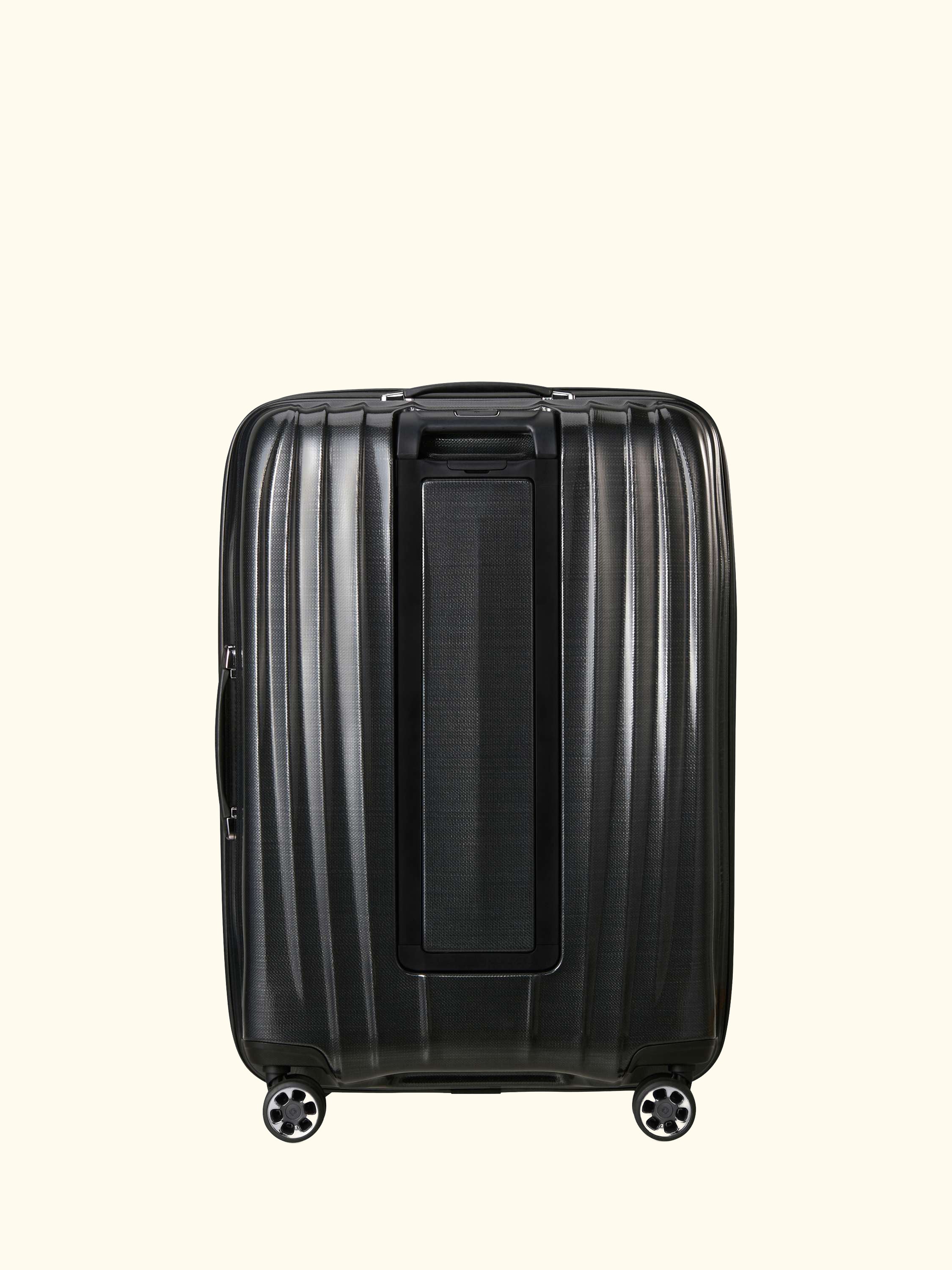 Nexis 82cm Expandable Double Wheel Spinner Suitcase, 134/147L, Black