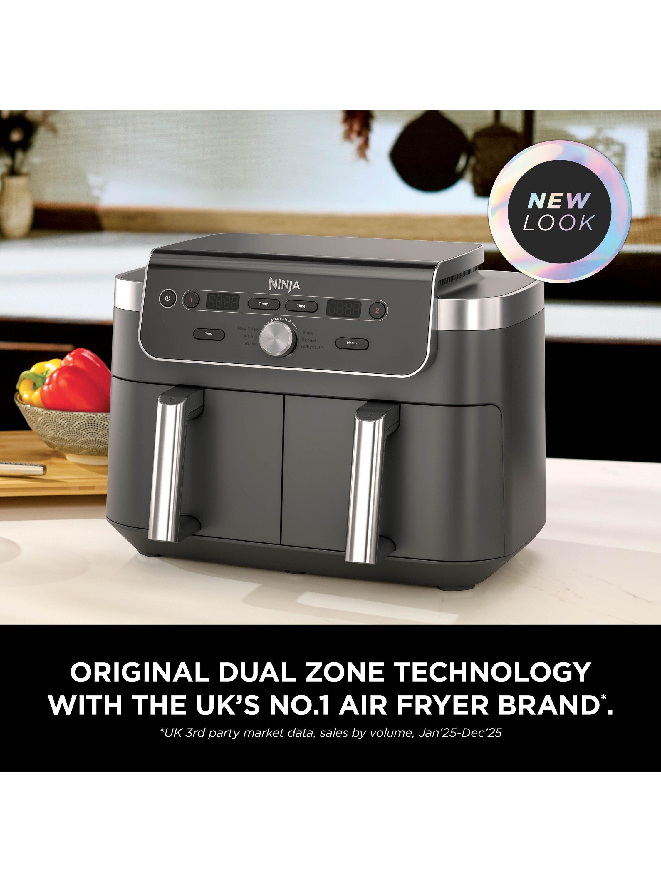 DualZone XL DZ901UK Air Fryer, 9.5L, Grey