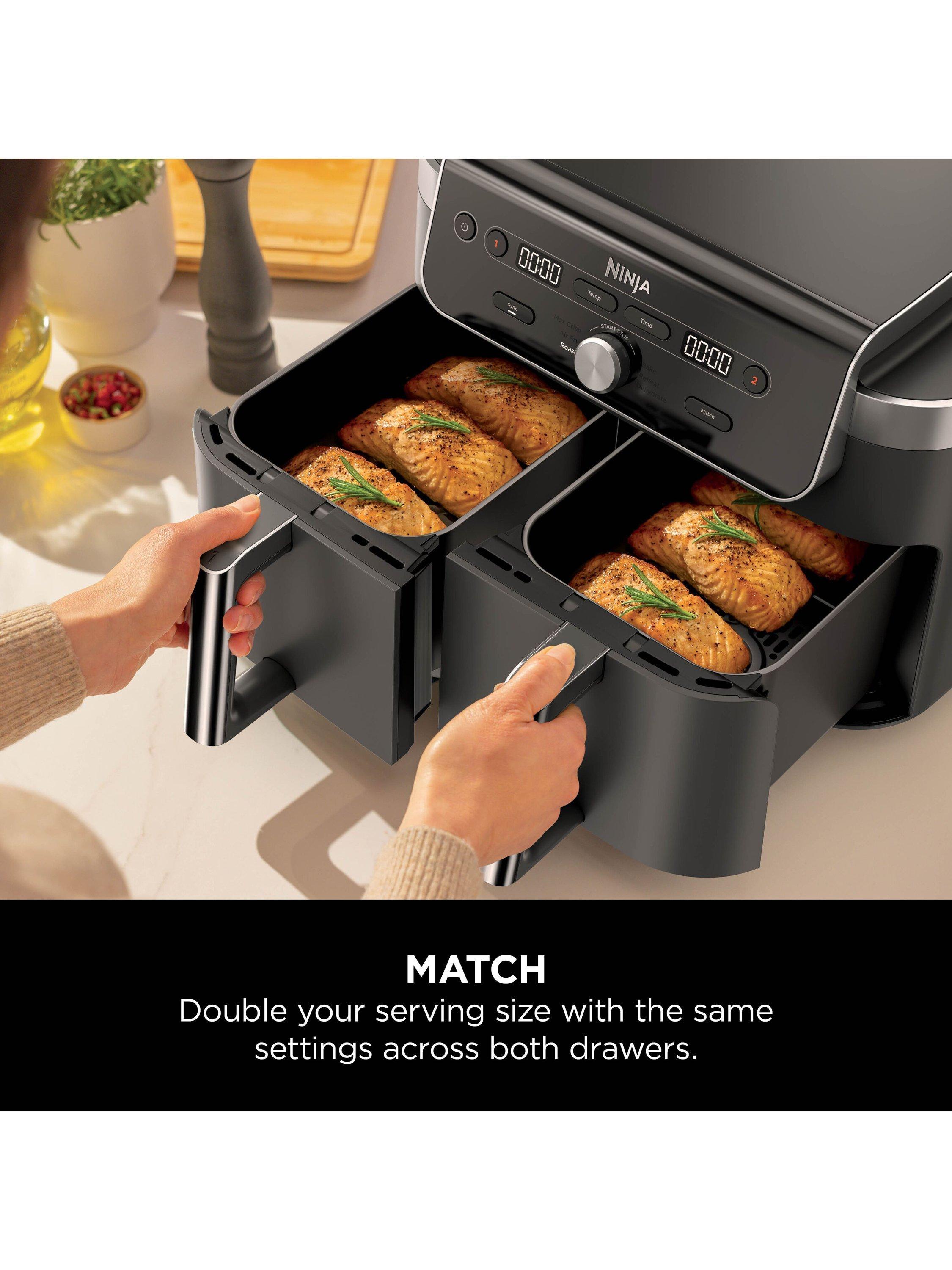 DualZone XL DZ901UK Air Fryer, 9.5L, Grey