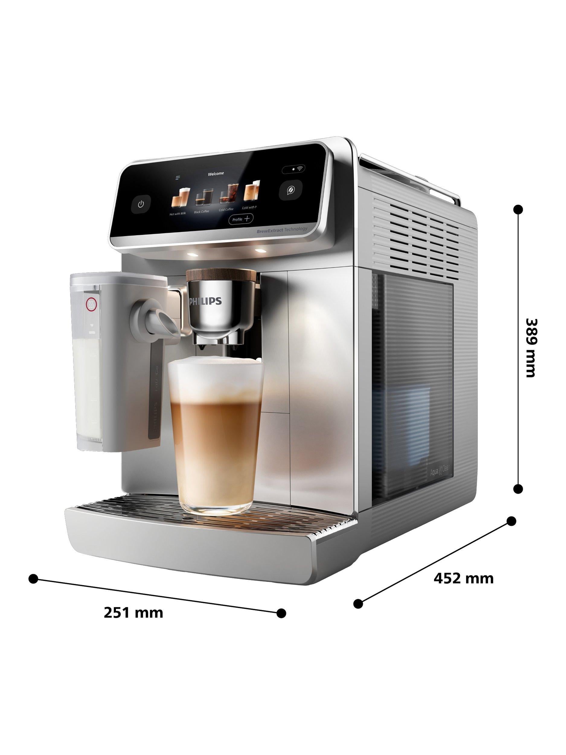 Cafe Aromis Automatic Bean to Cup Coffee Machine, Silver