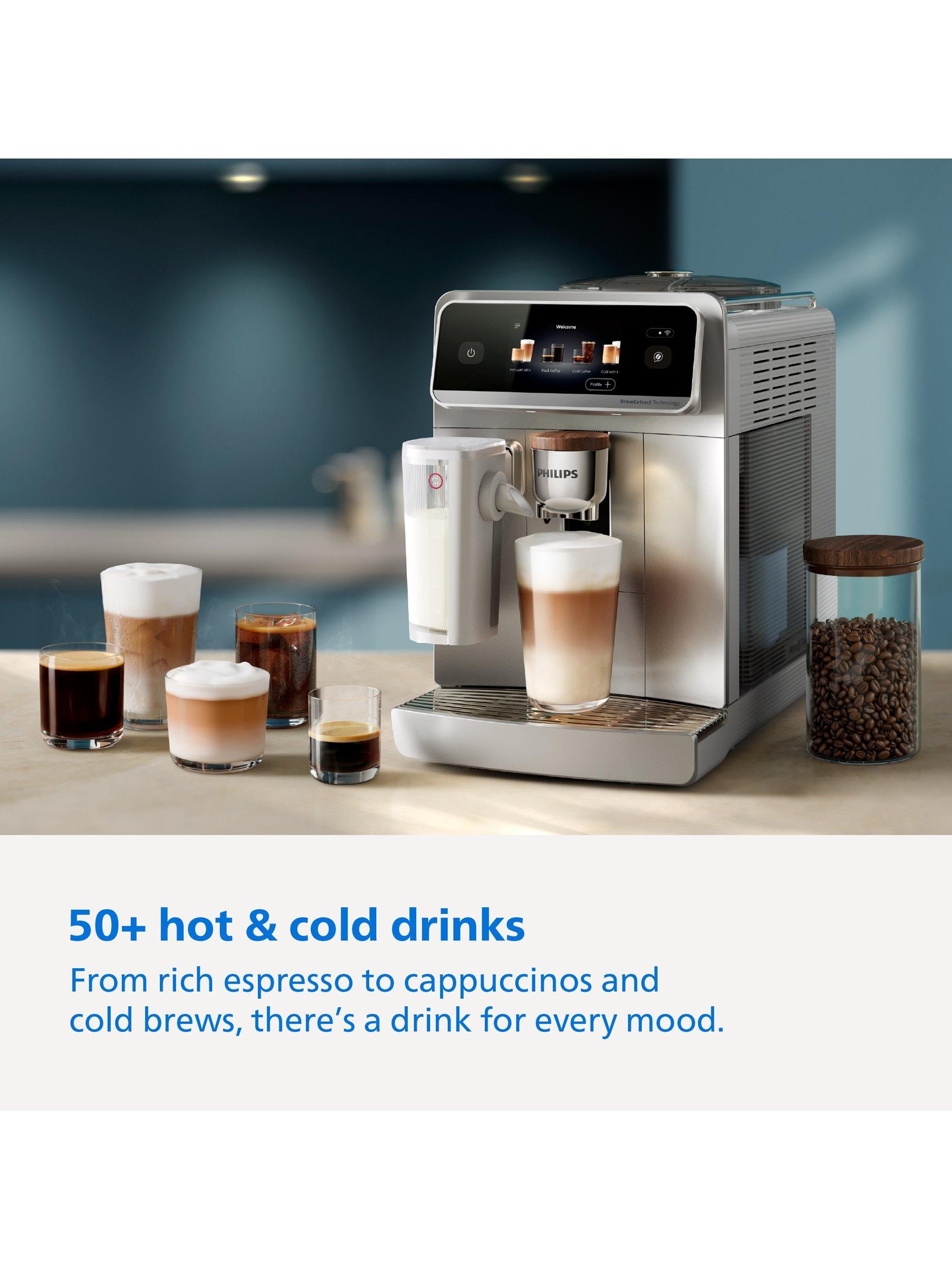 Cafe Aromis Automatic Bean to Cup Coffee Machine, Silver