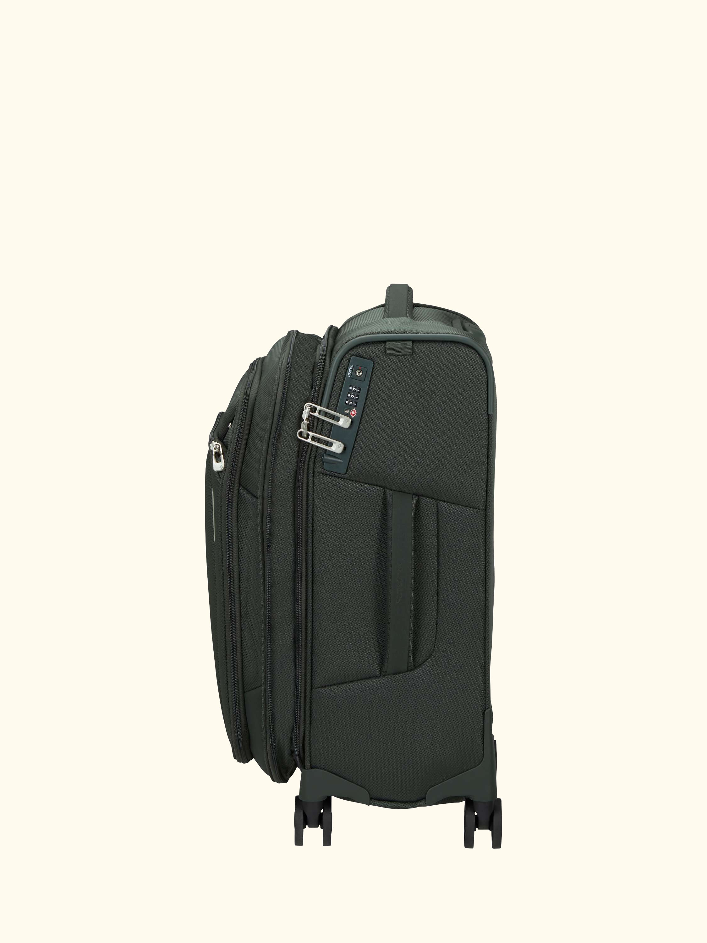 Respark 55cm Double Wheel Cabin Spinner Suitcase, 59L