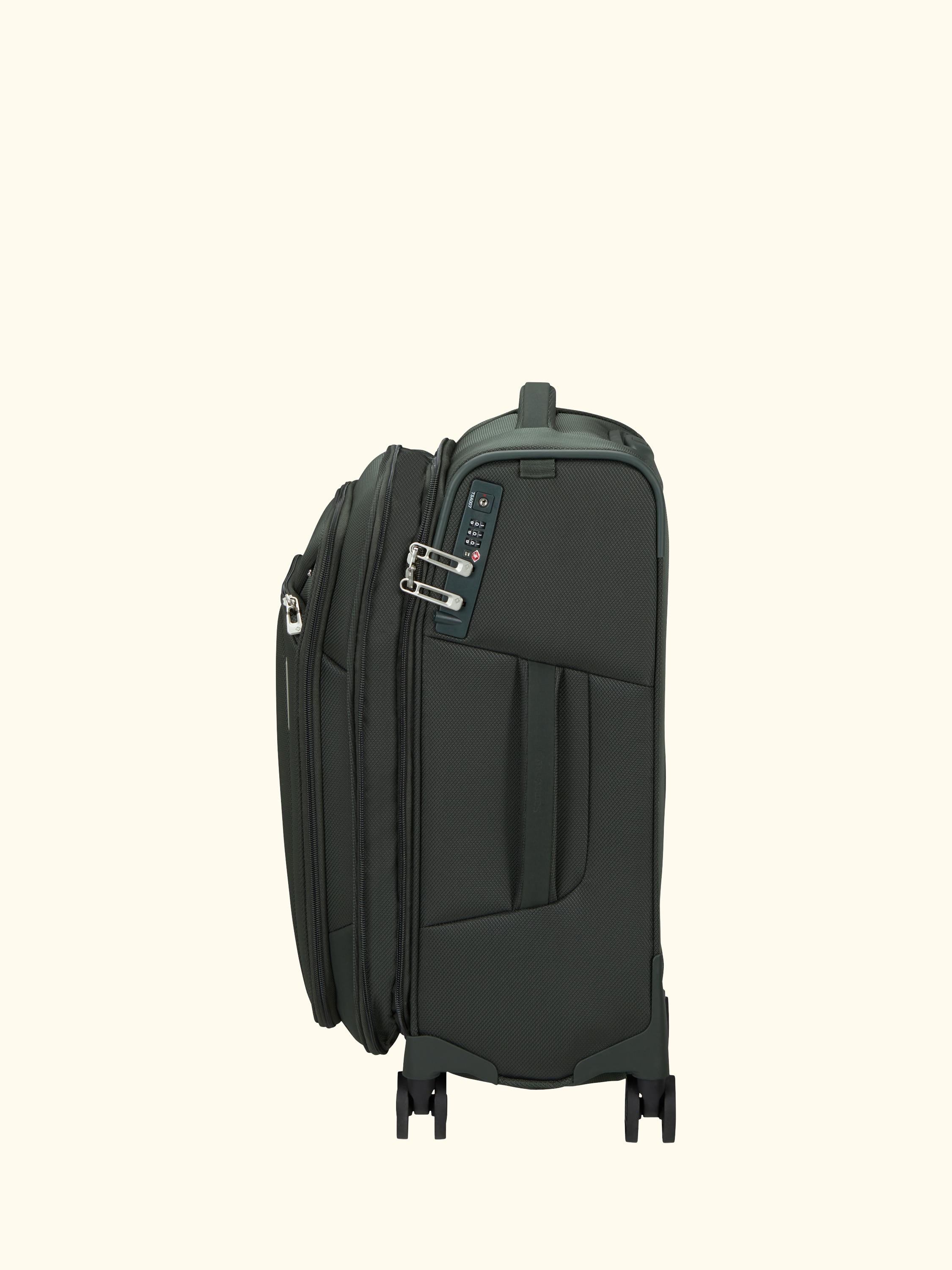 Respark 55cm Double Wheel Cabin Spinner Suitcase, 59L