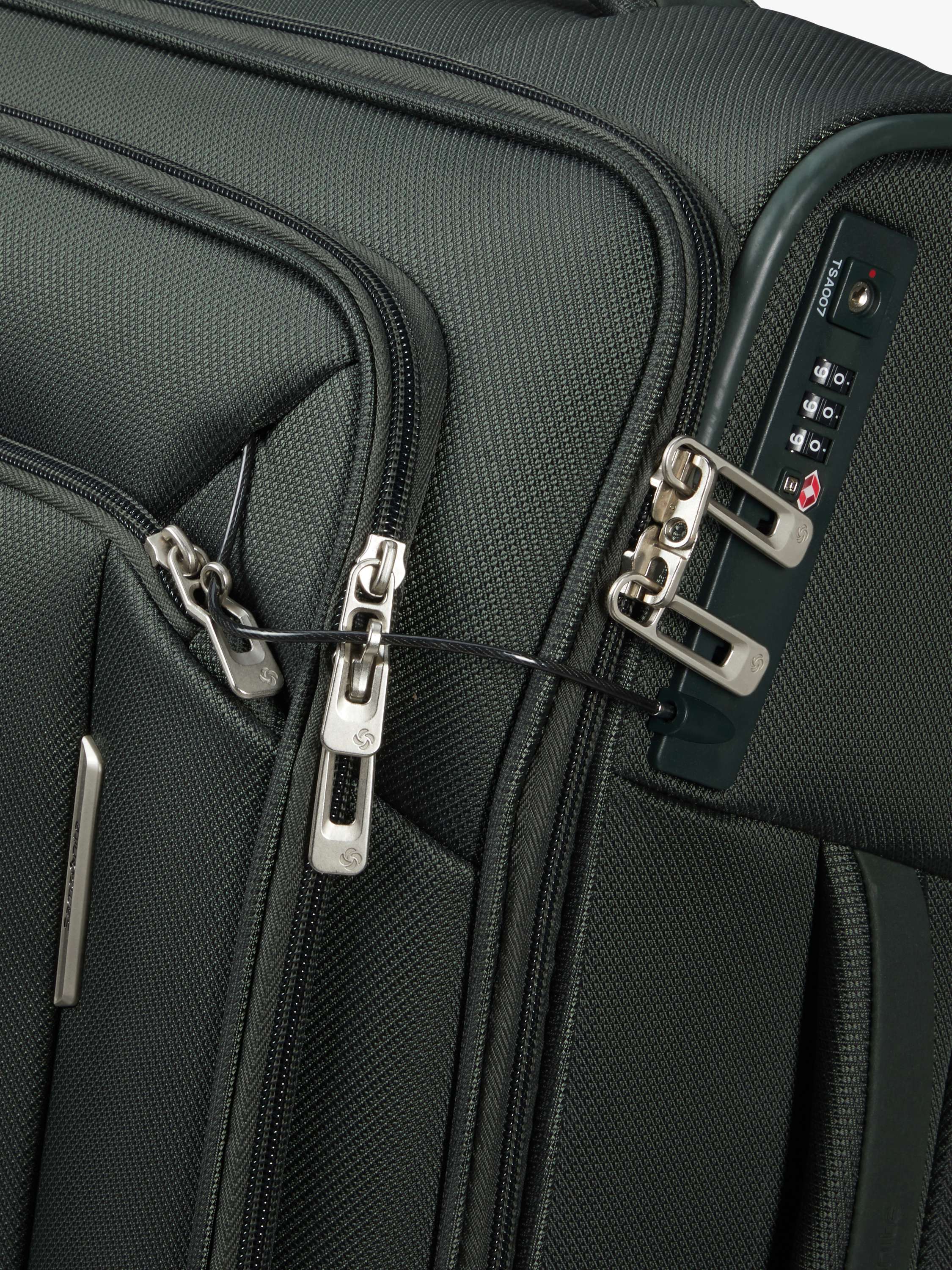 Respark 55cm Double Wheel Cabin Spinner Suitcase, 59L