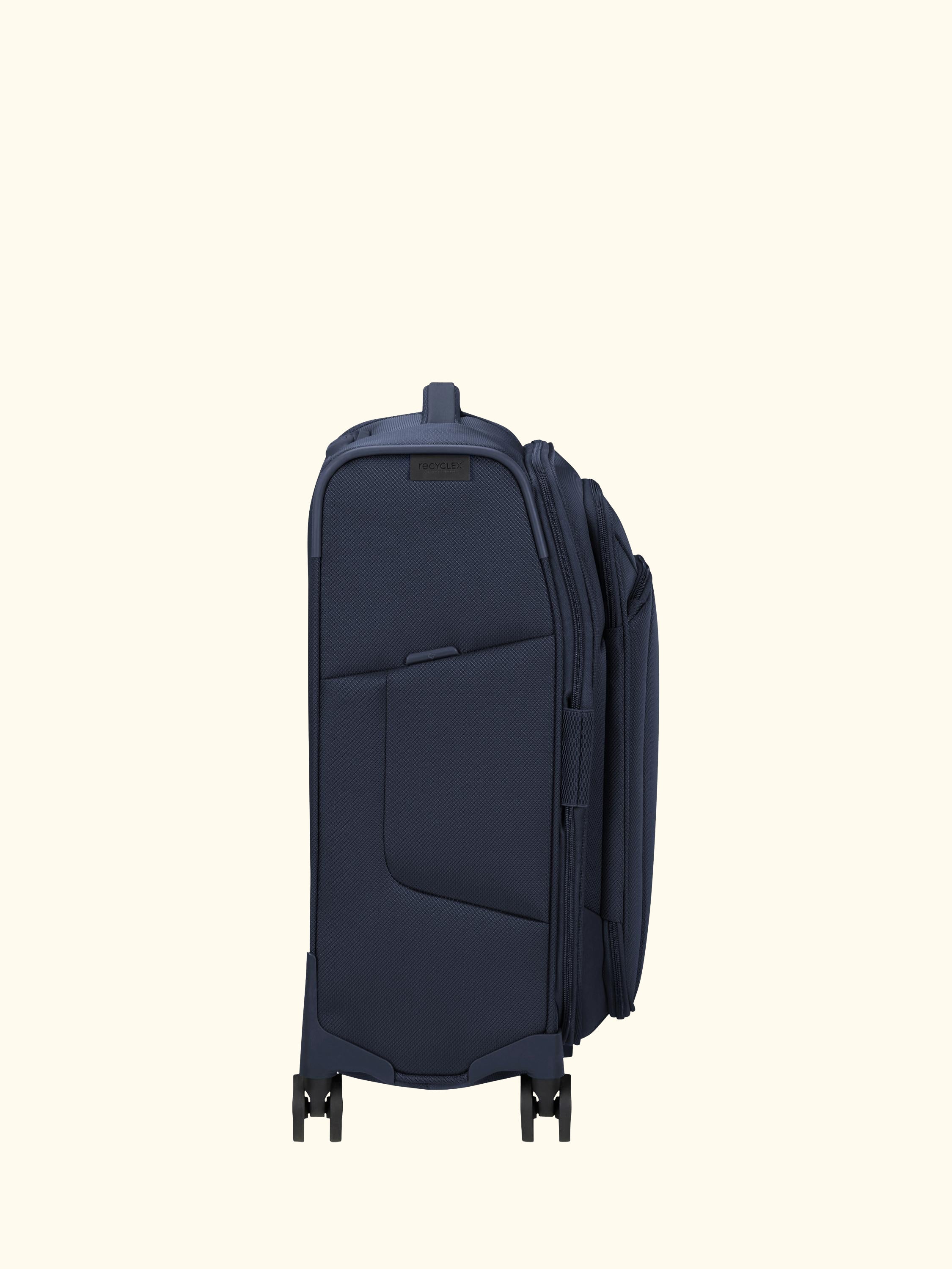 Respark 55cm Double Wheel Cabin Spinner Suitcase, 59L