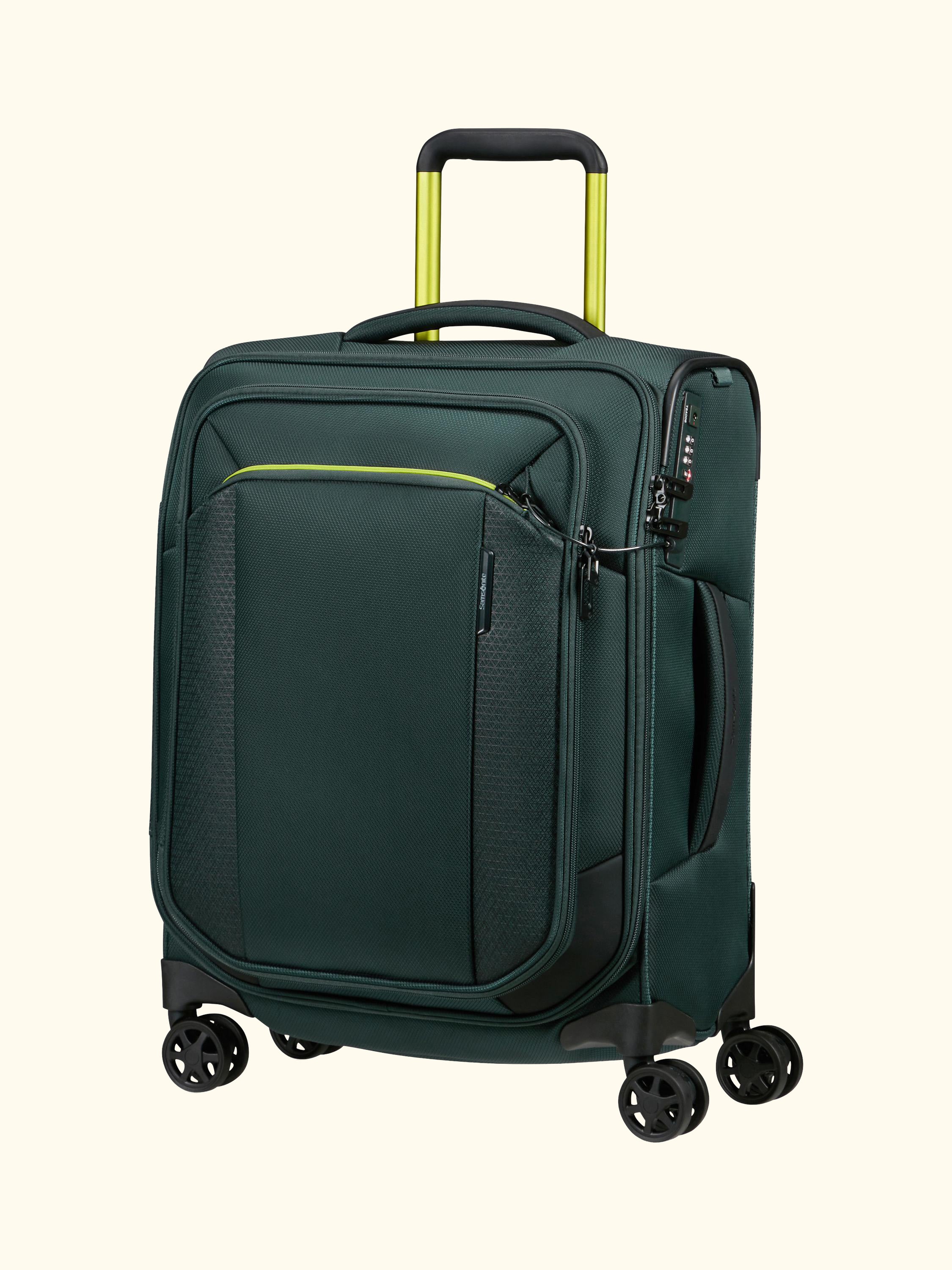 Respark 55cm Double Wheel Cabin Spinner Suitcase, 59L