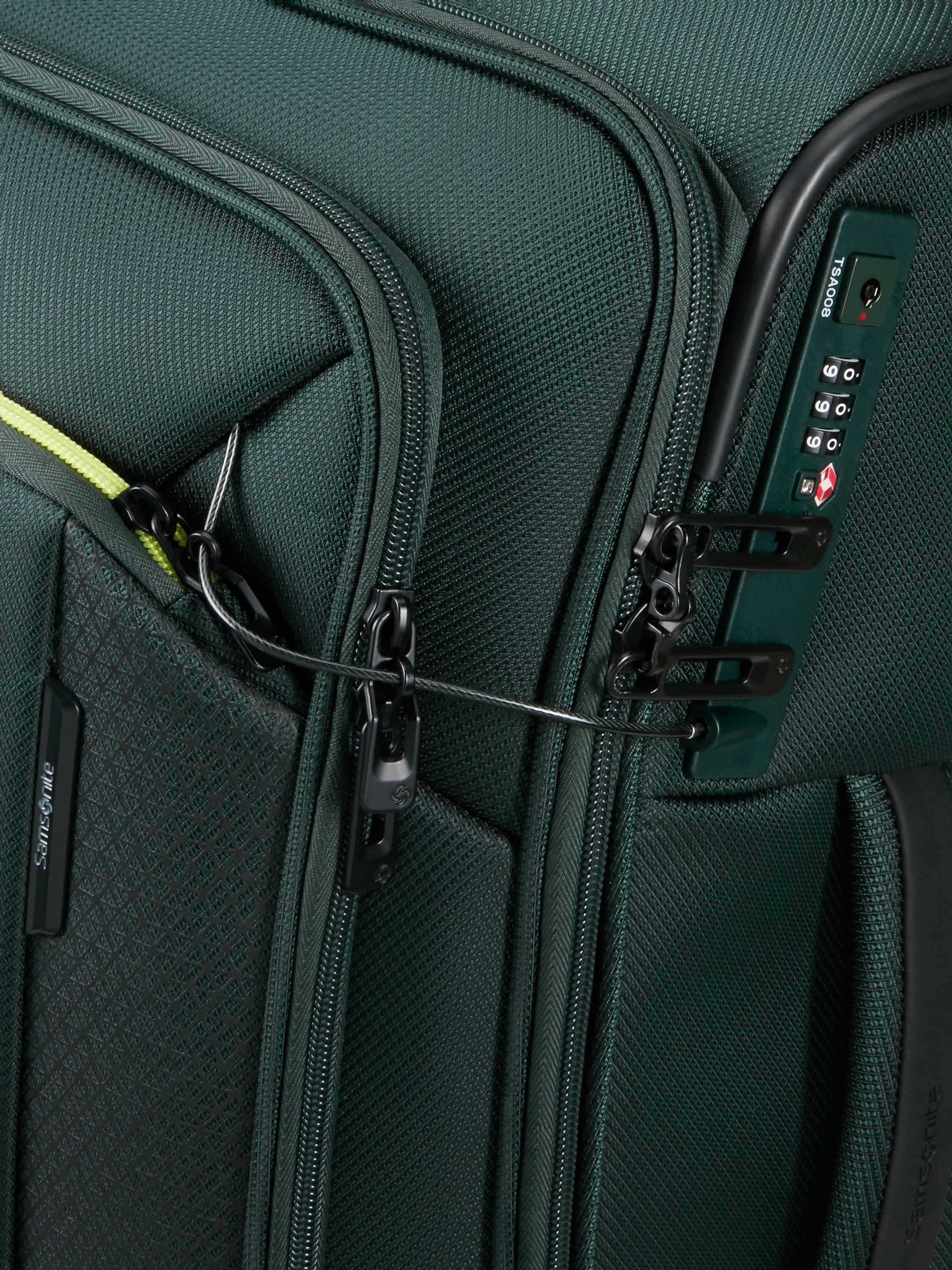 Respark 55cm Double Wheel Cabin Spinner Suitcase, 59L