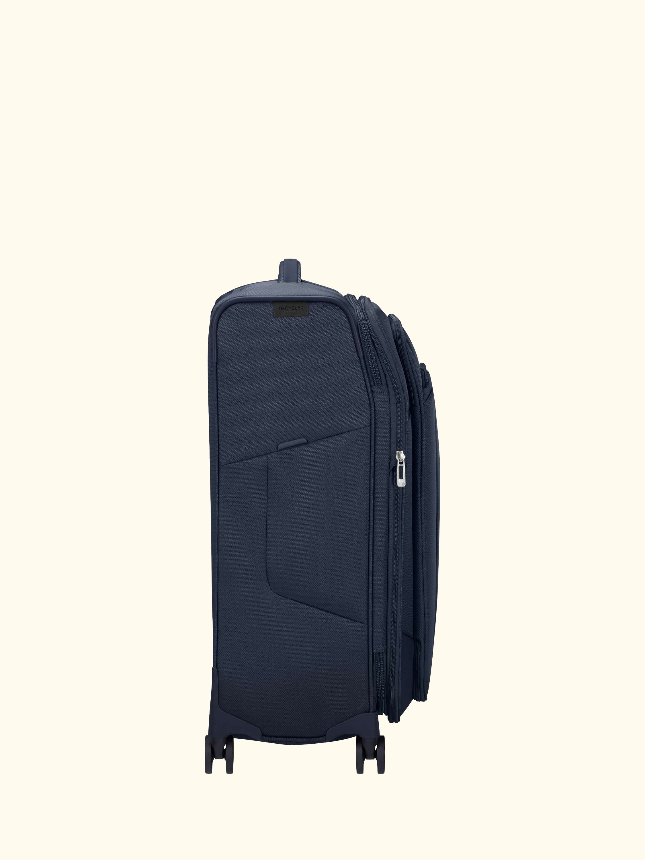 Respark 4-Wheel 67cm Expandable Medium Suitcase, Midnight Blue