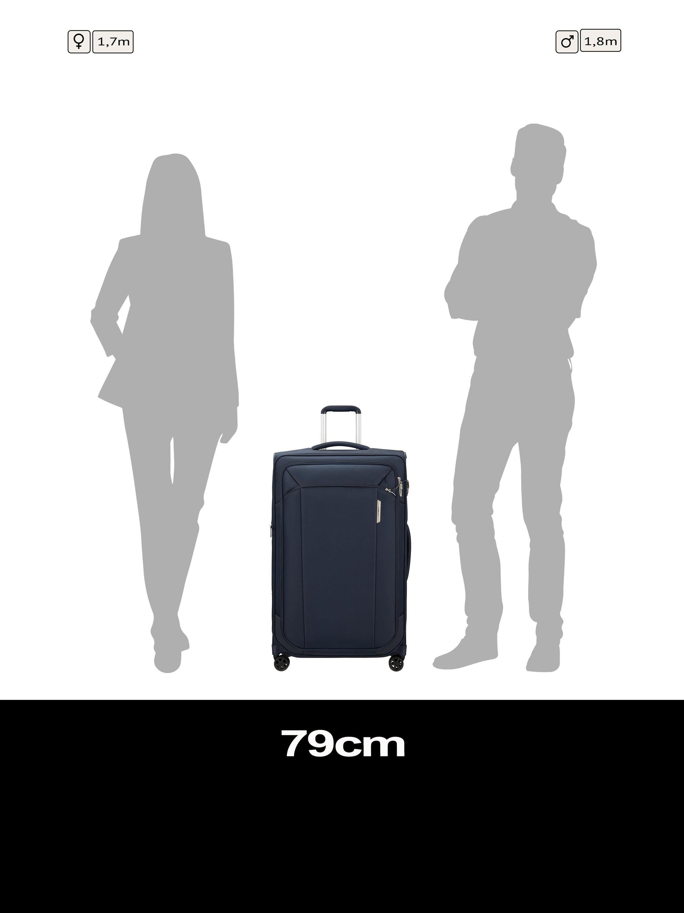 Respark Spinner 4-Wheel 79cm Expandable Large Suitcase