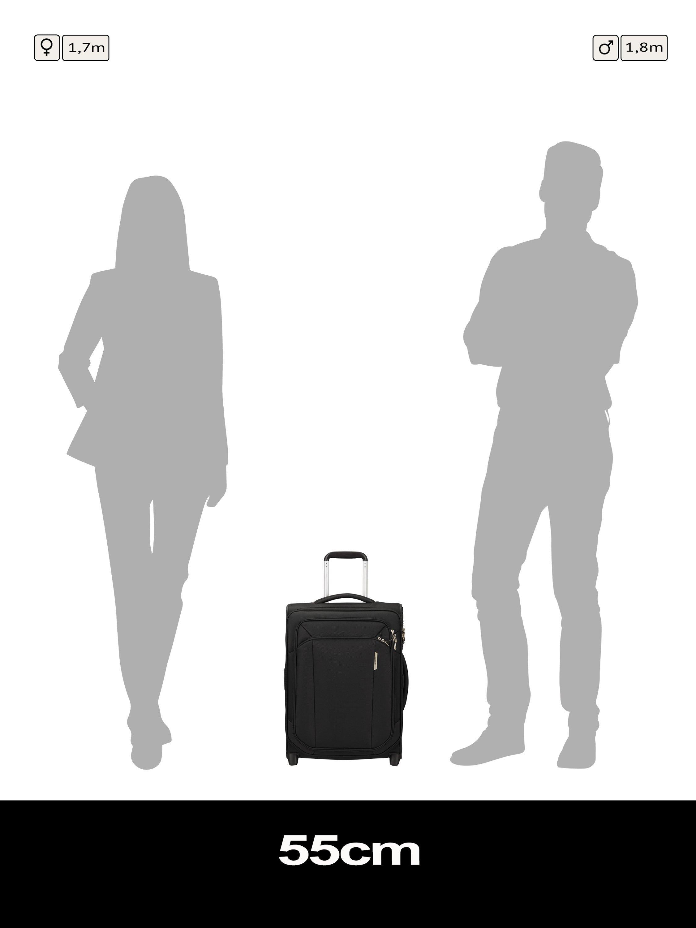 Respark 55cm 2-Wheel Upright Cabin Case, 57L