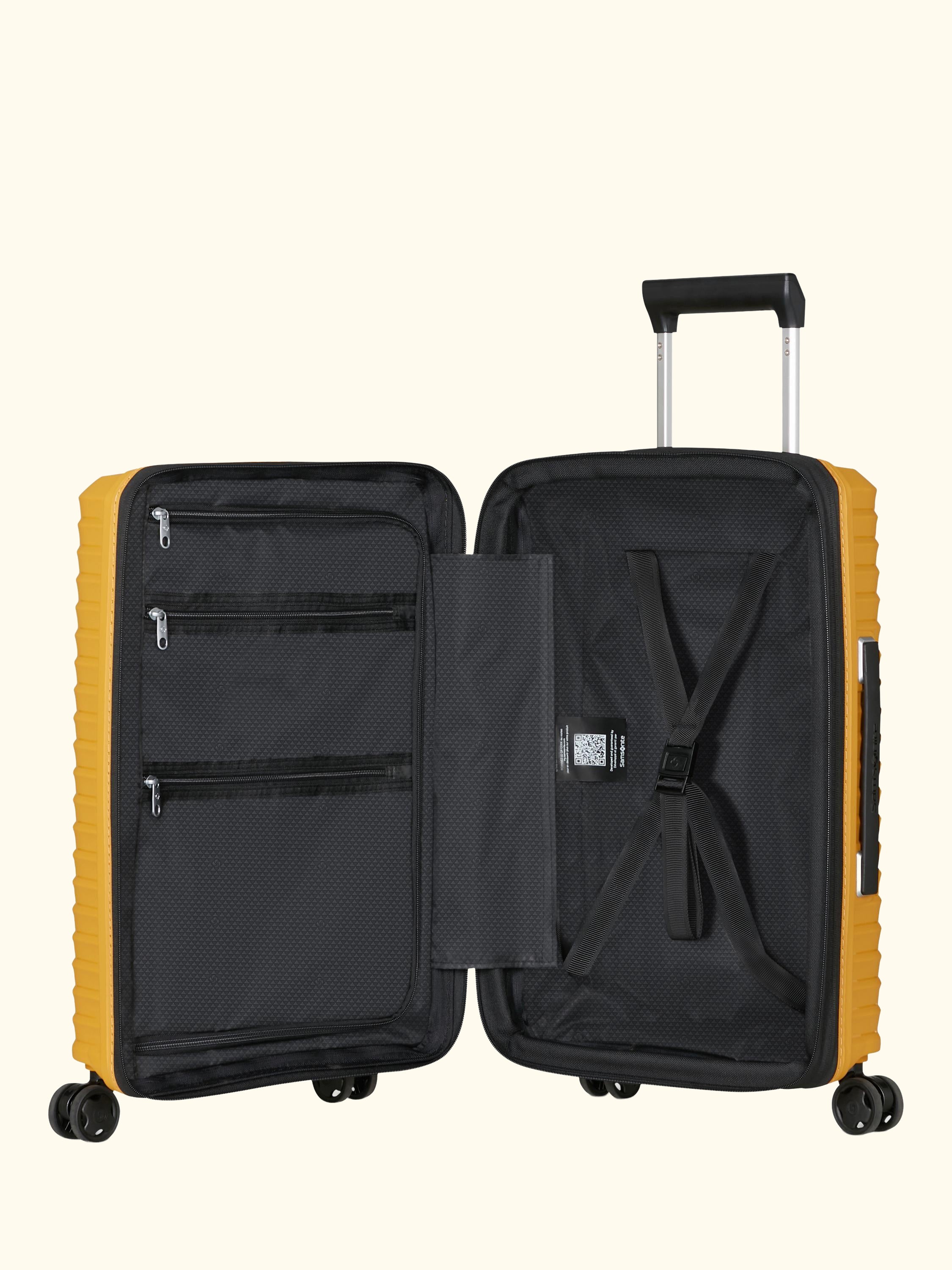 Upscape 55cm, 35cm Wide Expandable 4-Wheel Cabin Case, 45L