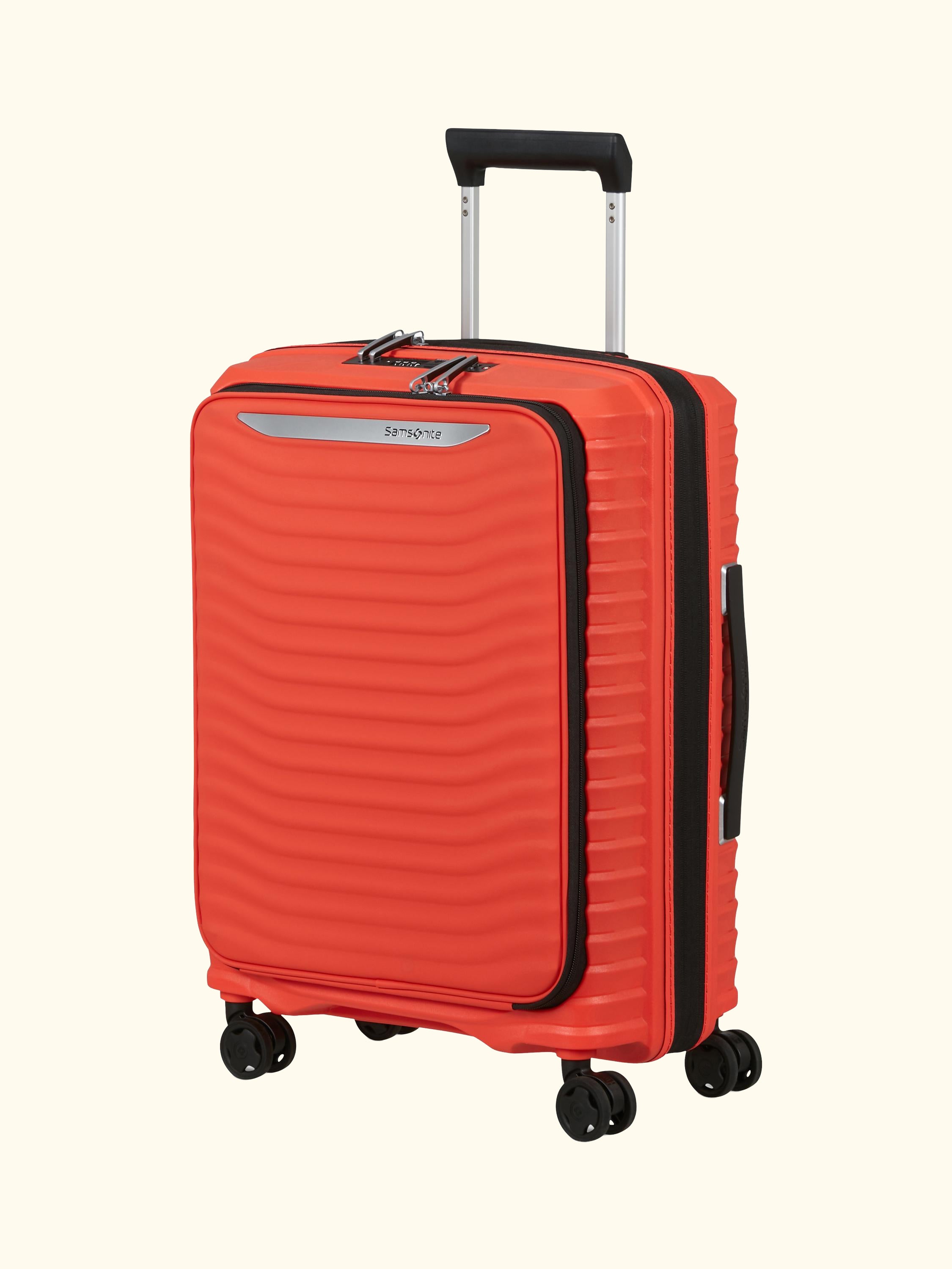 Upscape 55cm, Easy Access Expandable 4-Wheel Cabin Case, 48L