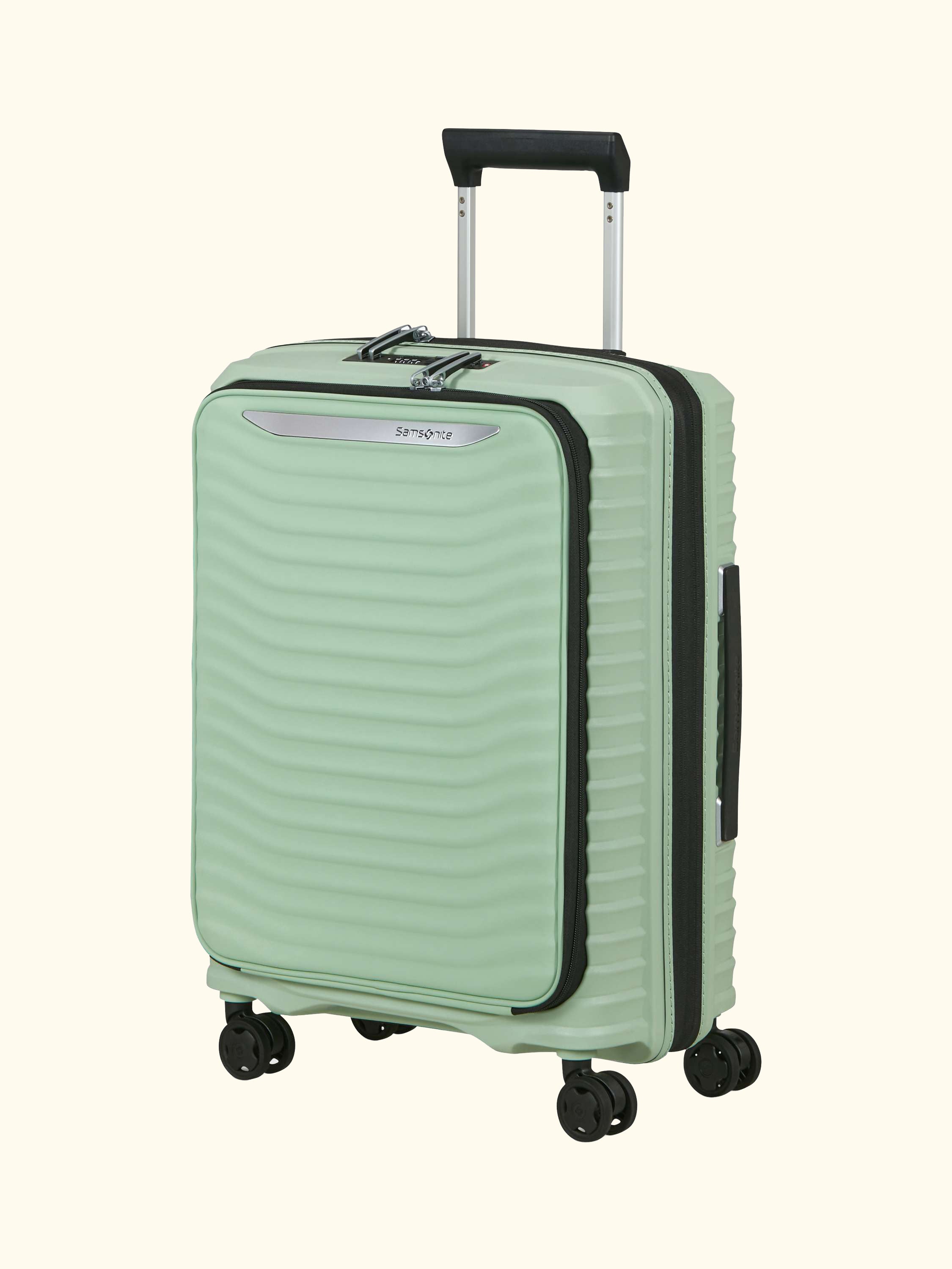Upscape 55cm, Easy Access Expandable 4-Wheel Cabin Case, 48L