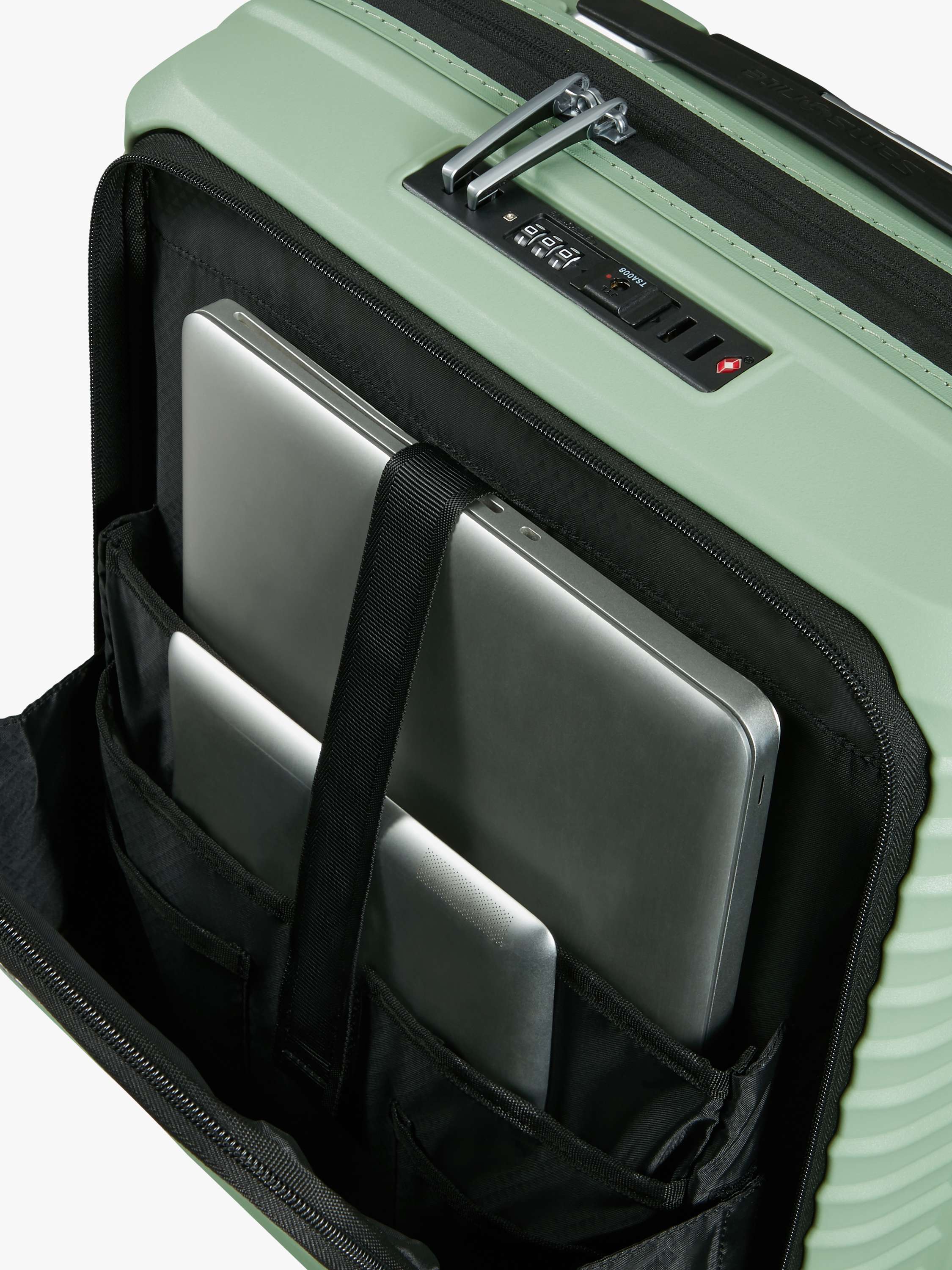 Upscape 55cm, Easy Access Expandable 4-Wheel Cabin Case, 48L