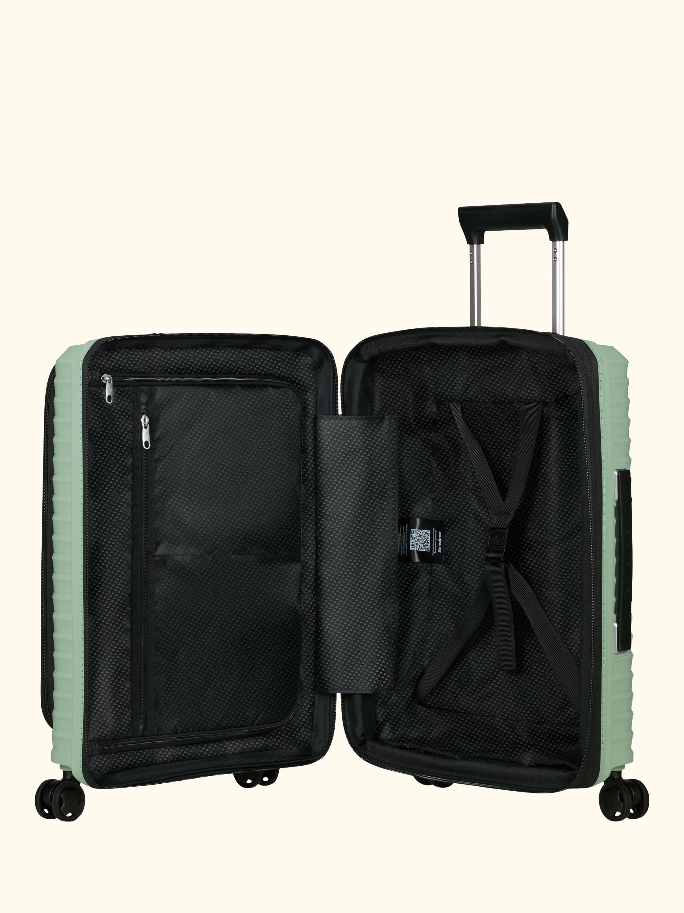 Upscape 55cm, Easy Access Expandable 4-Wheel Cabin Case, 48L