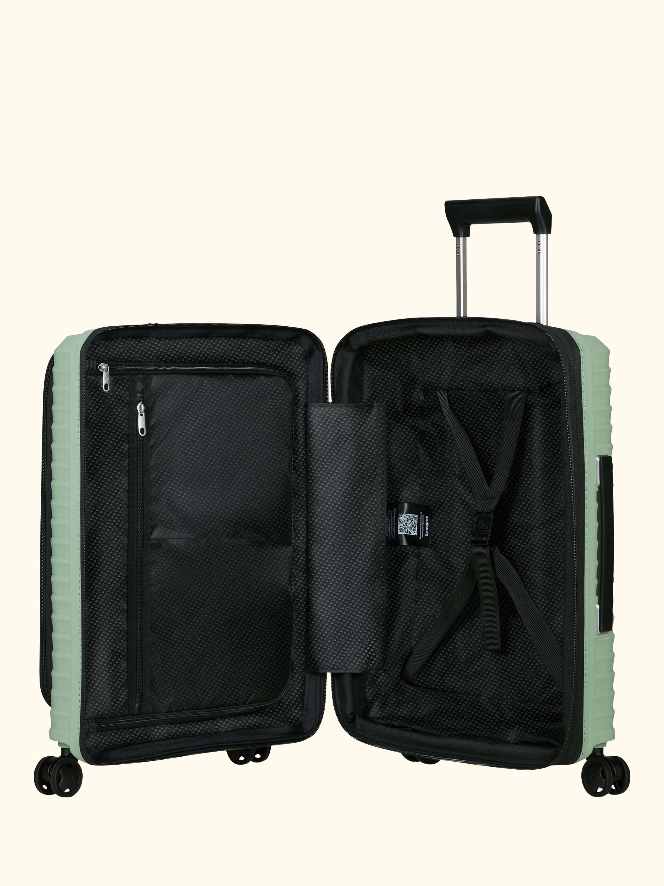 Upscape 55cm, Easy Access Expandable 4-Wheel Cabin Case, 48L
