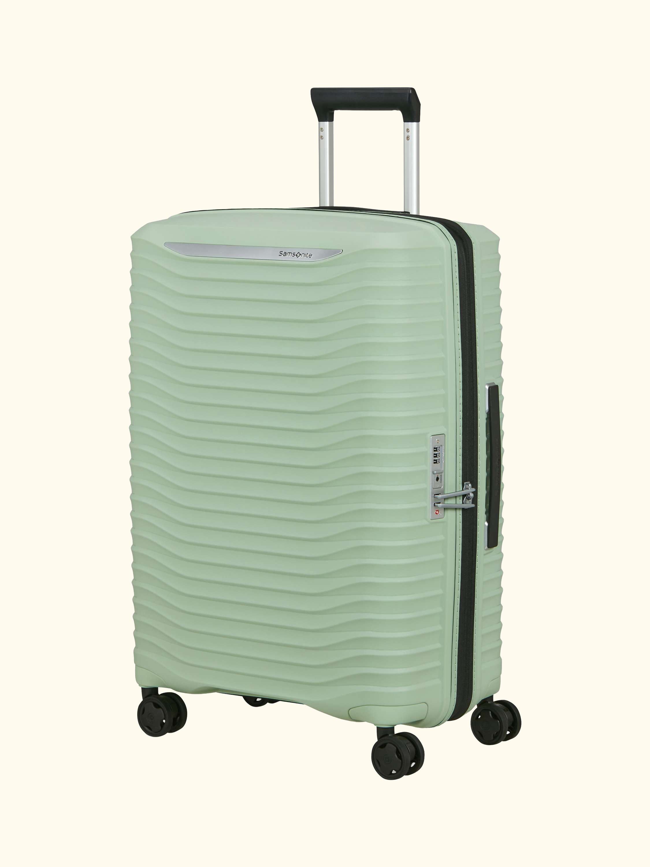 Upscape 68cm Expandable 4-Wheel Suitcase, 83L, Lime
