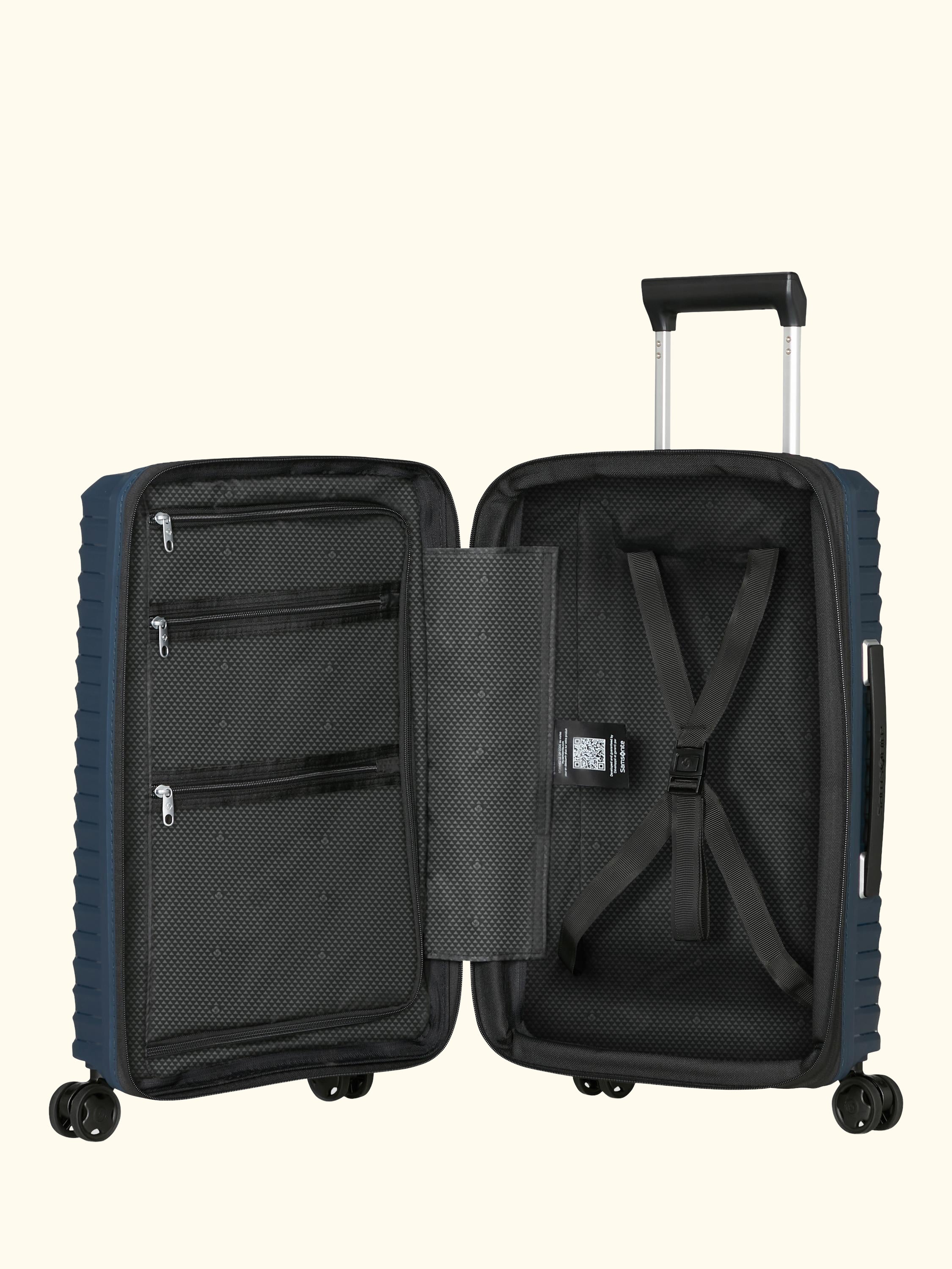 Upscape 55cm, 35cm Wide Expandable 4-Wheel Cabin Case, 45L