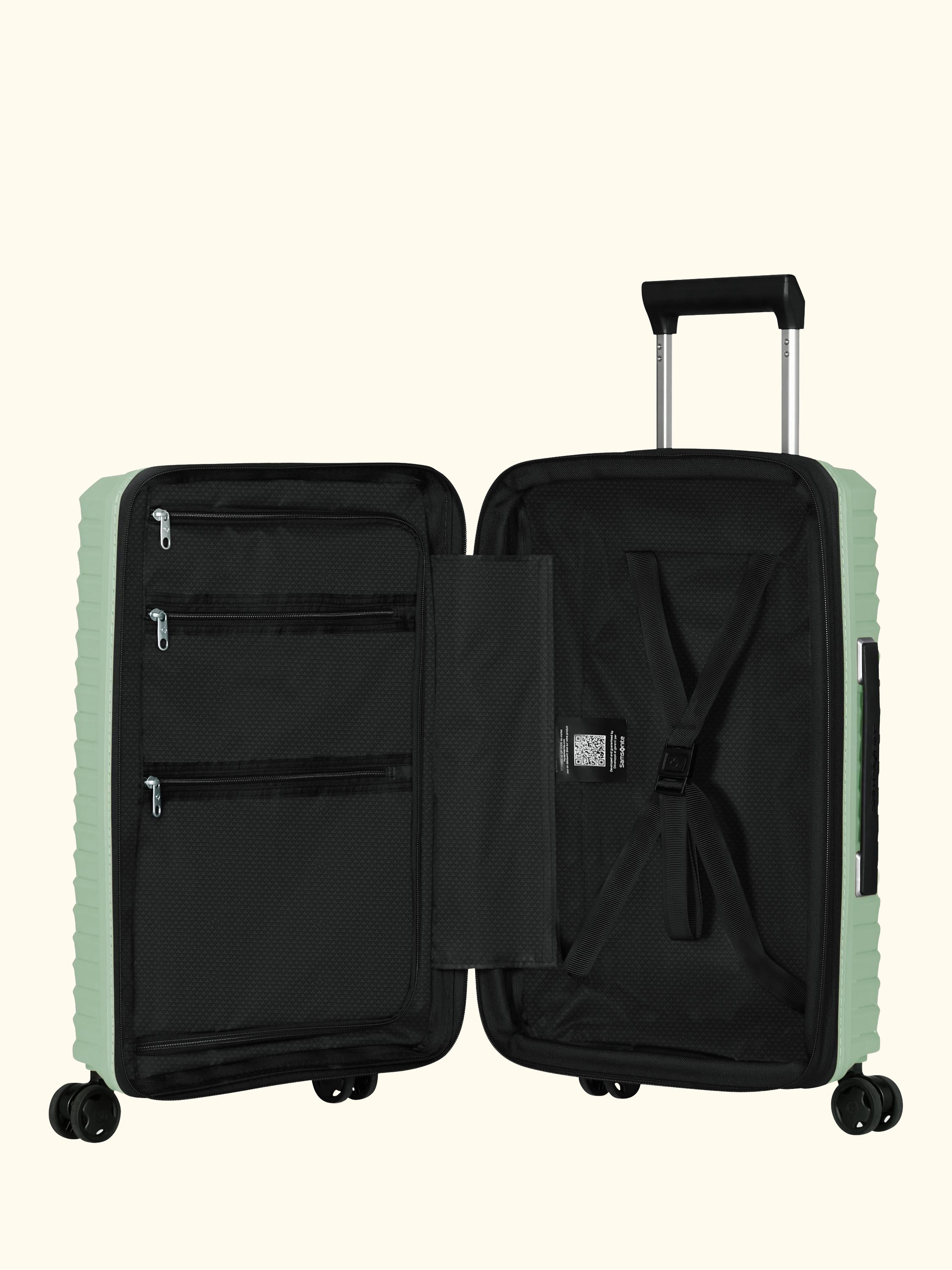 Upscape 55cm, 35cm Wide Expandable 4-Wheel Cabin Case, 45L