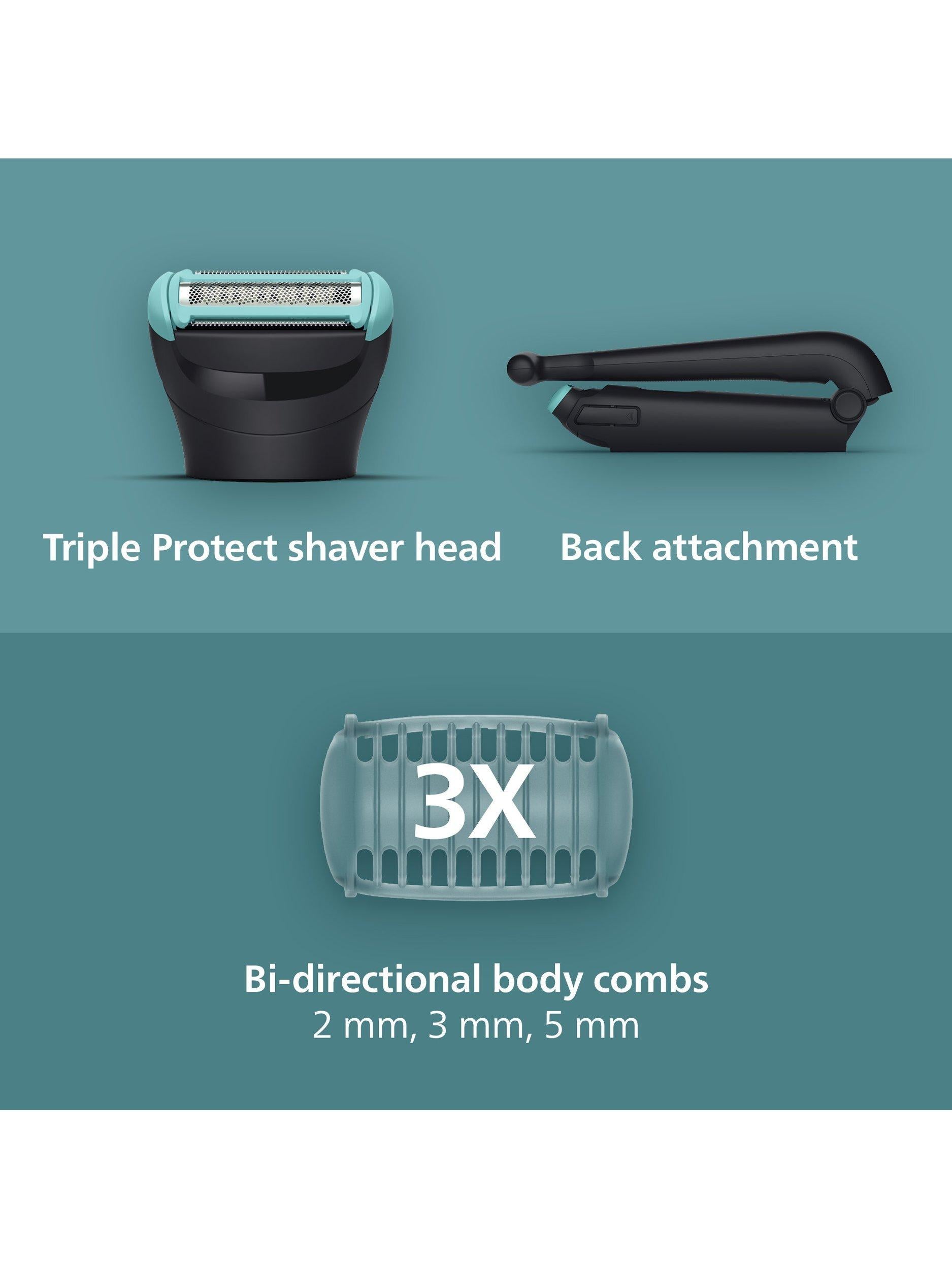 BodyGroom 5475/15 5000 Series Body Groomer, Black