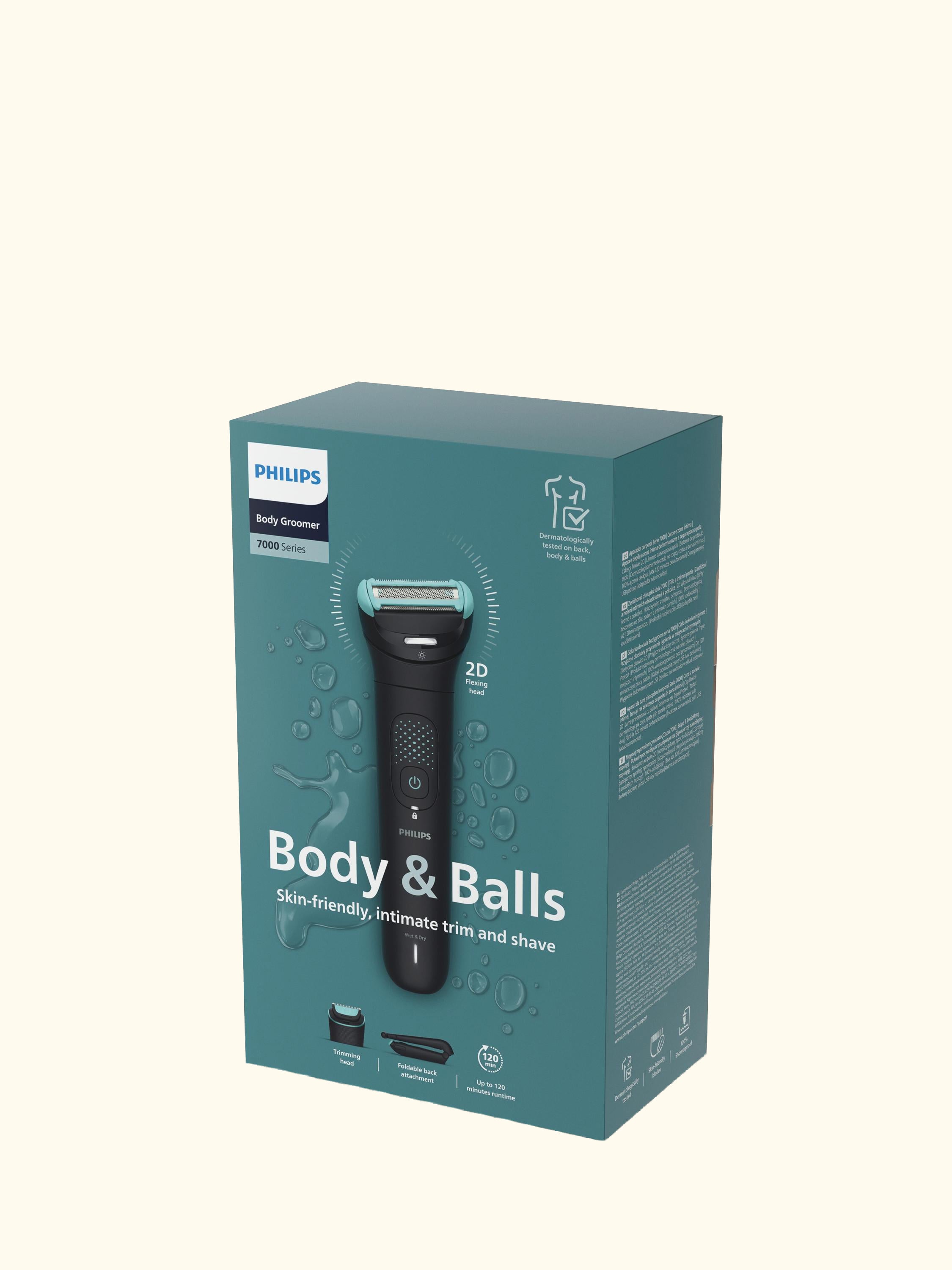 7000 Series 7480/15 BodyGroom Shaver, Black
