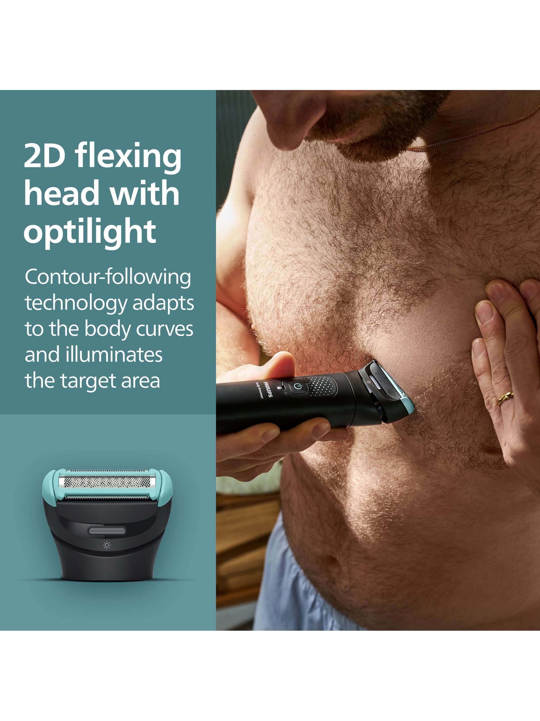 7000 Series 7480/15 BodyGroom Shaver, Black