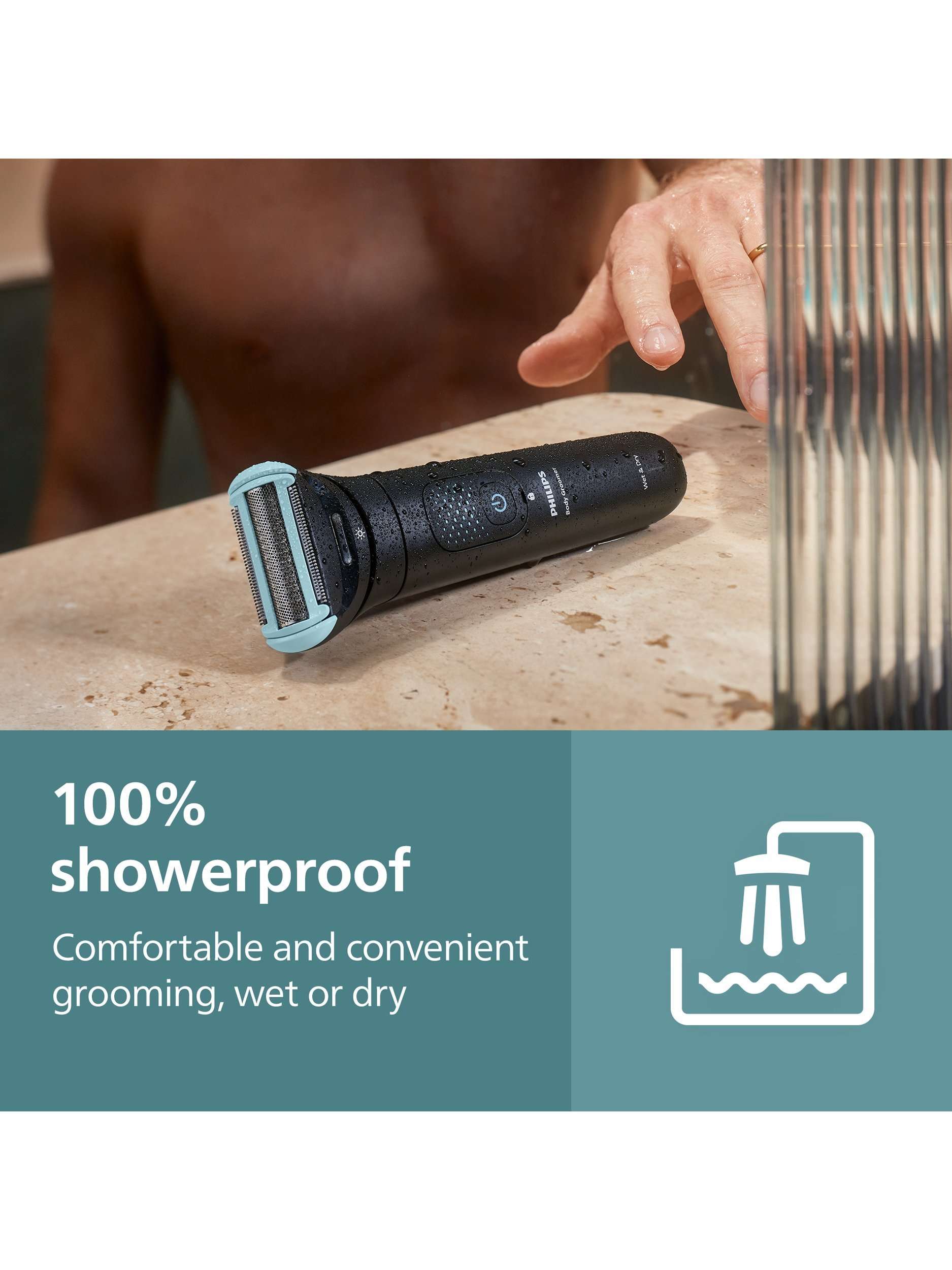 7000 Series 7480/15 BodyGroom Shaver, Black