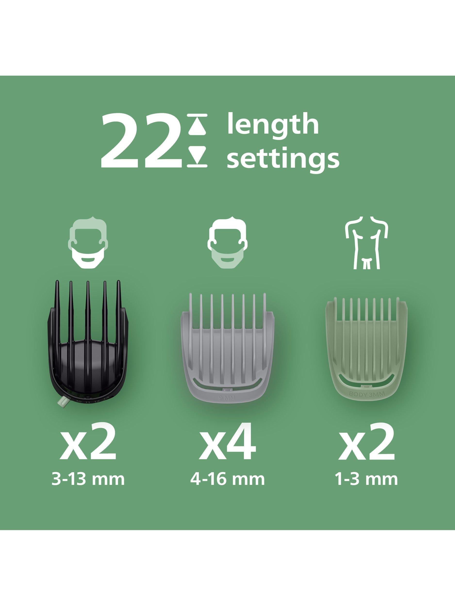 7000 Series MG7941/15  MultiGroom 17 in 1 All-in-One Trimmer, Grey