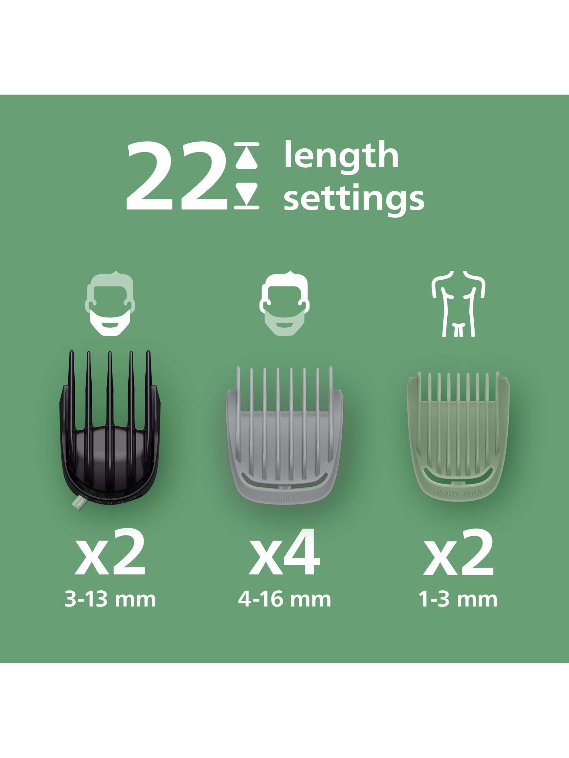 7000 Series MG7941/15  MultiGroom 17 in 1 All-in-One Trimmer, Grey